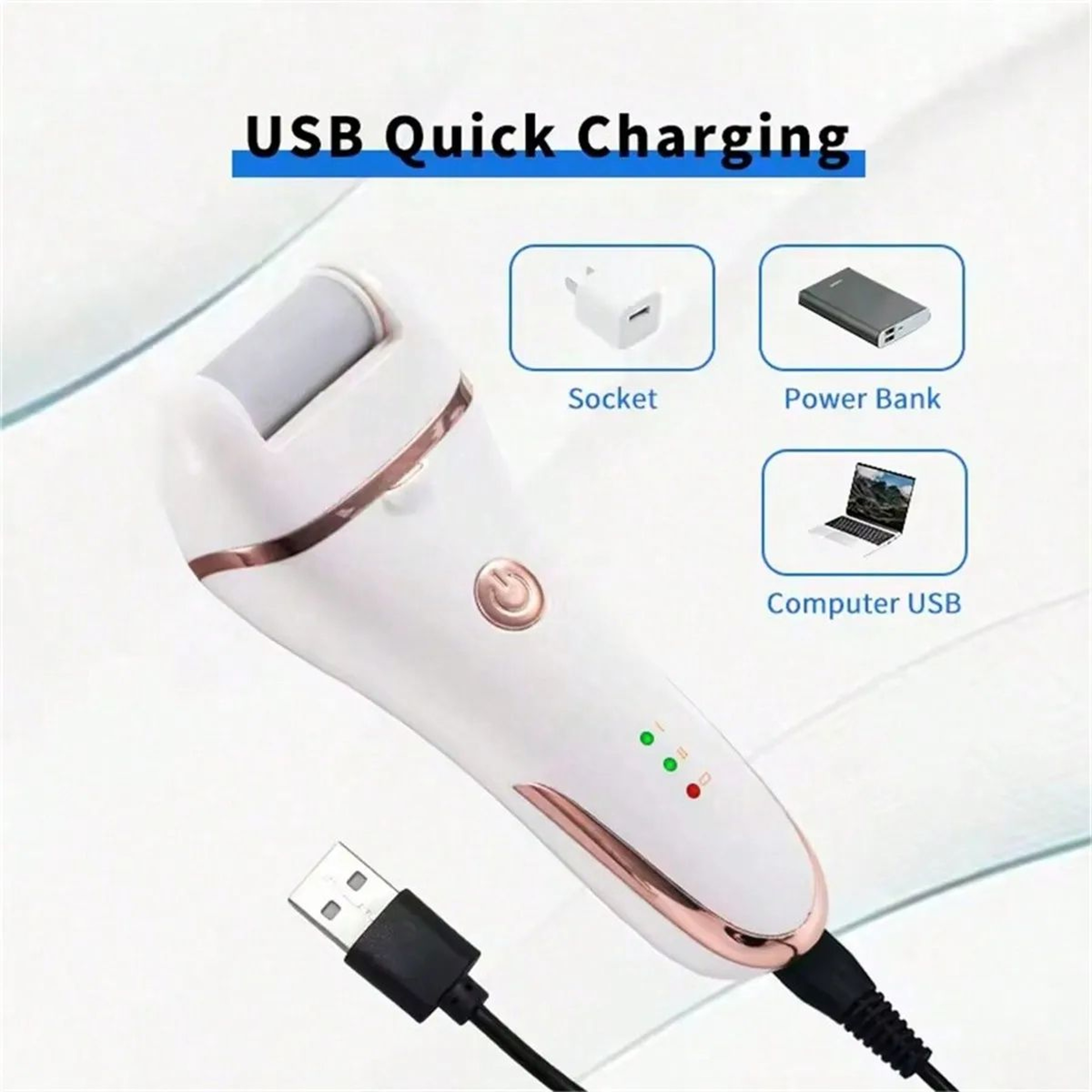 Rechargeable Electric Foot Callus Remover 4