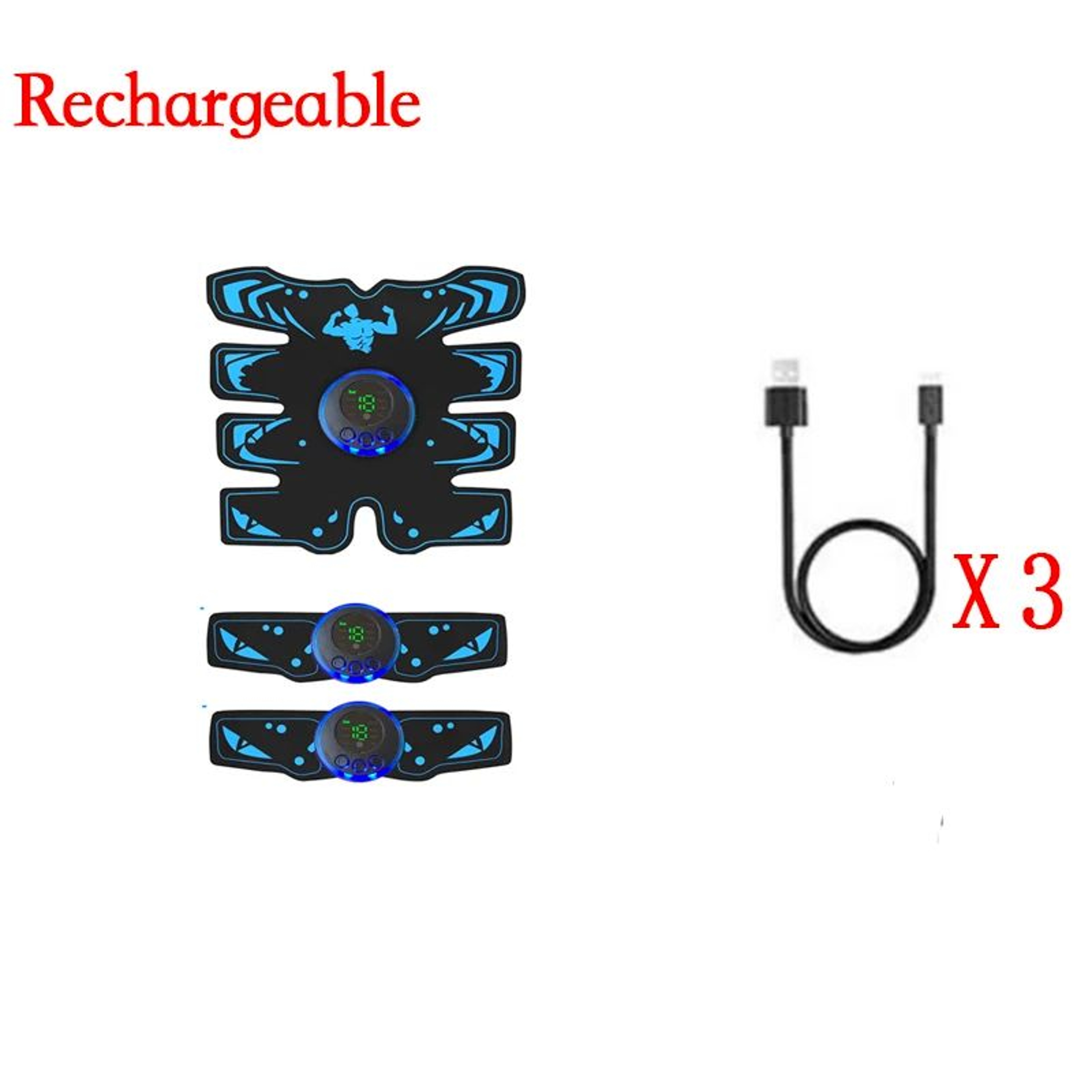EMS Muscle Stimulator Body Training Pads 13
