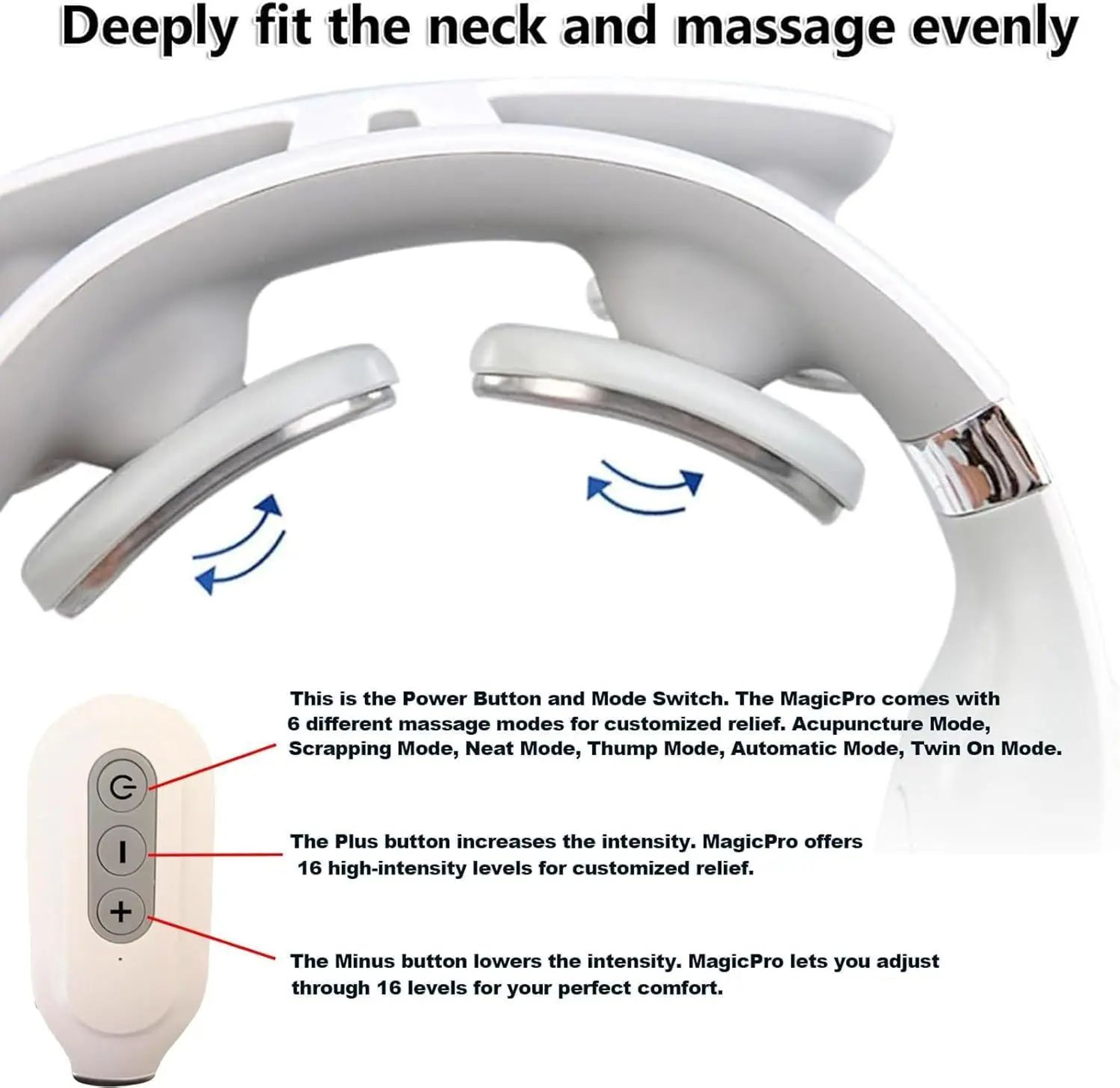 Smart U Shaped EMS Neck And Shoulder Massager 2