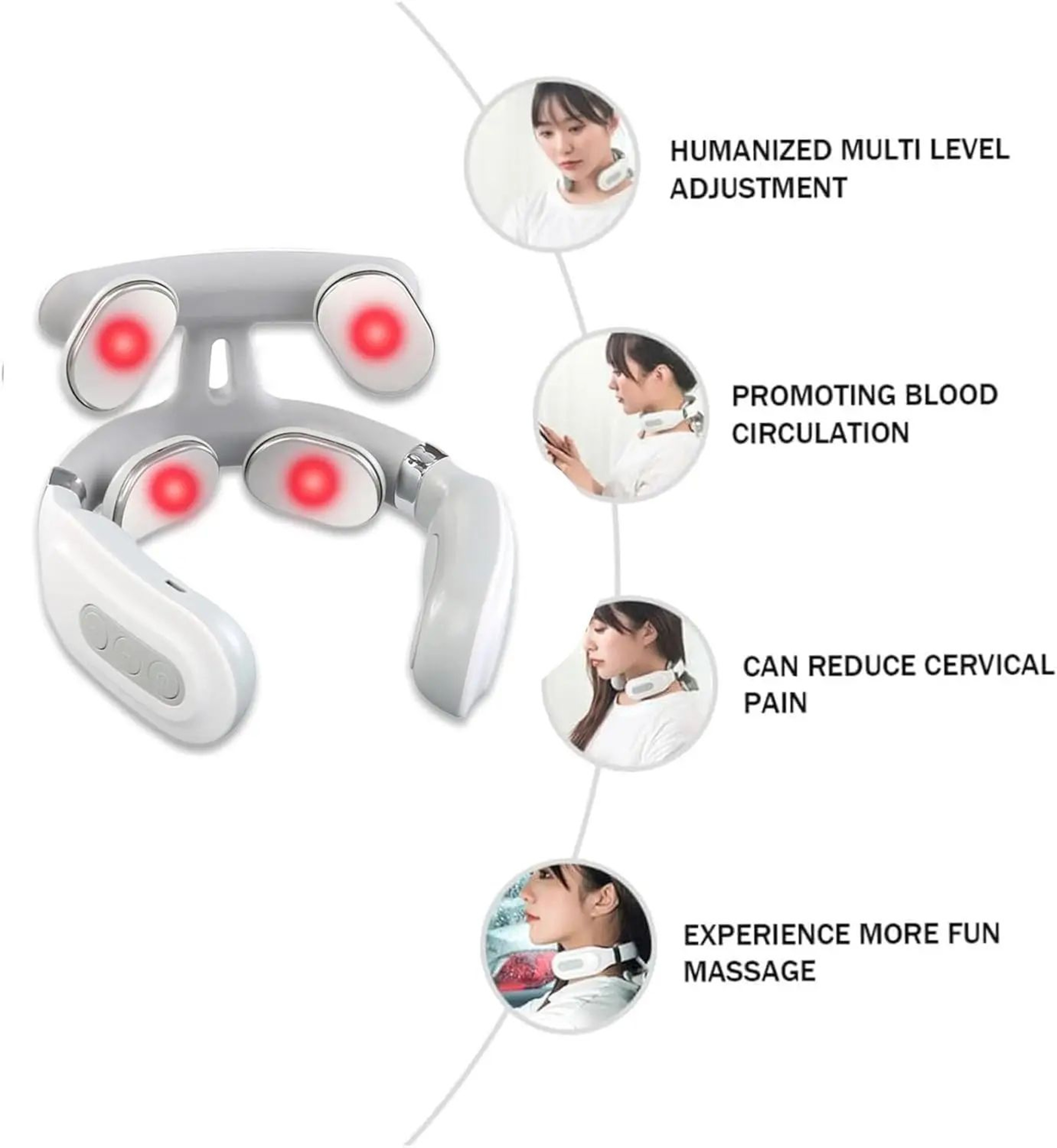 Smart U Shaped EMS Neck And Shoulder Massager 5
