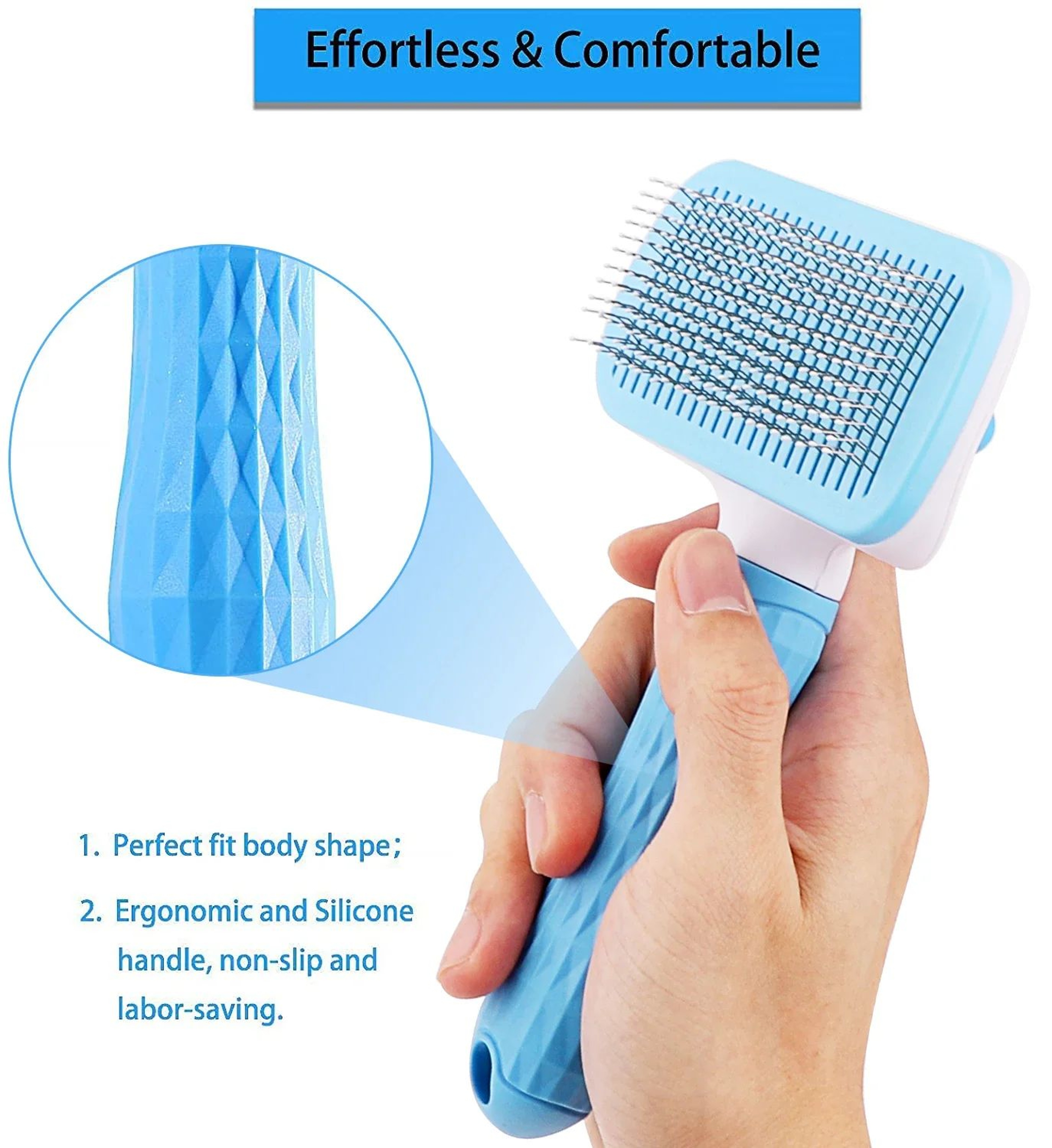 Pet Hair Remover Grooming Brush Comb 5