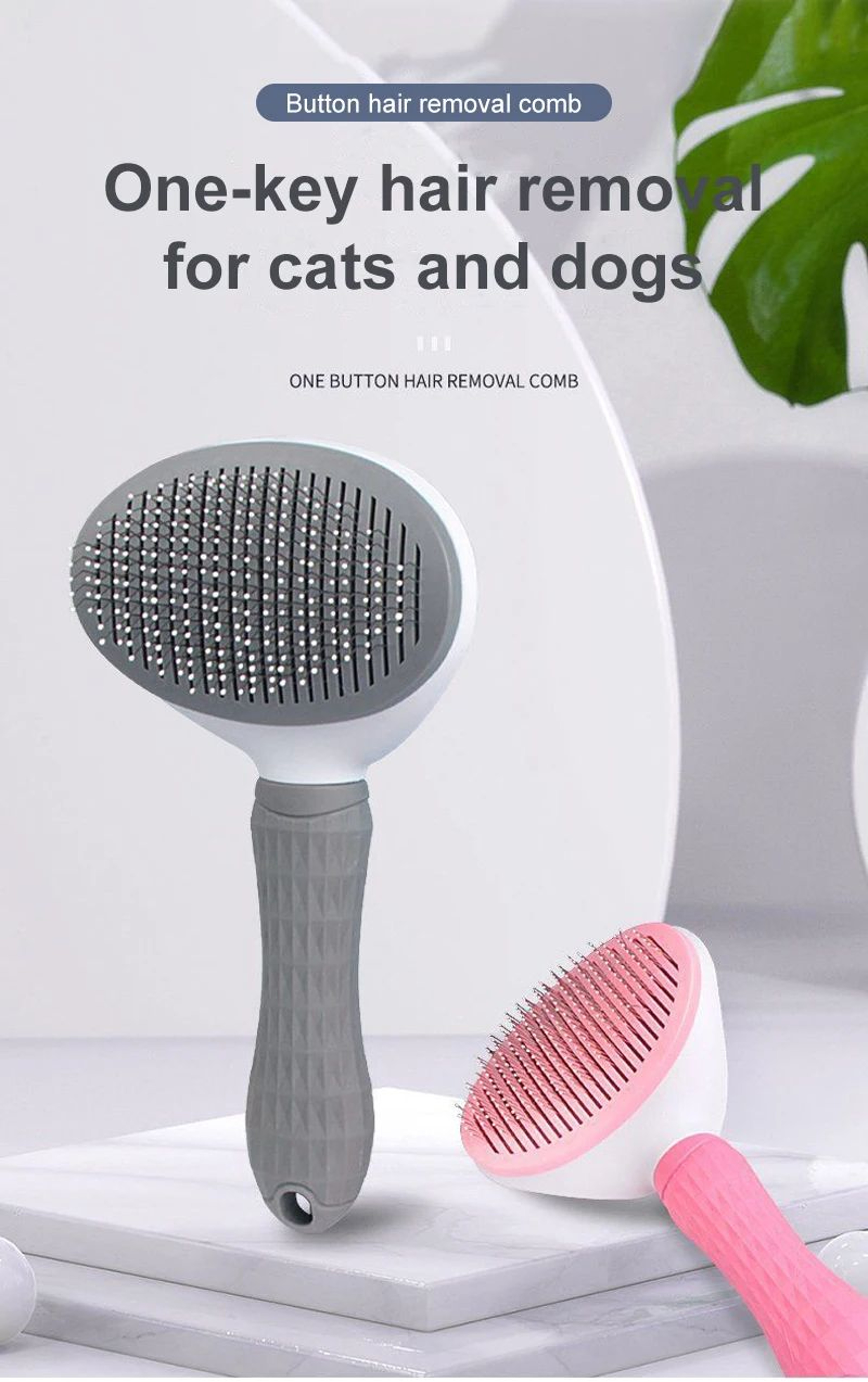 Pet Hair Remover Grooming Brush Comb – view 14