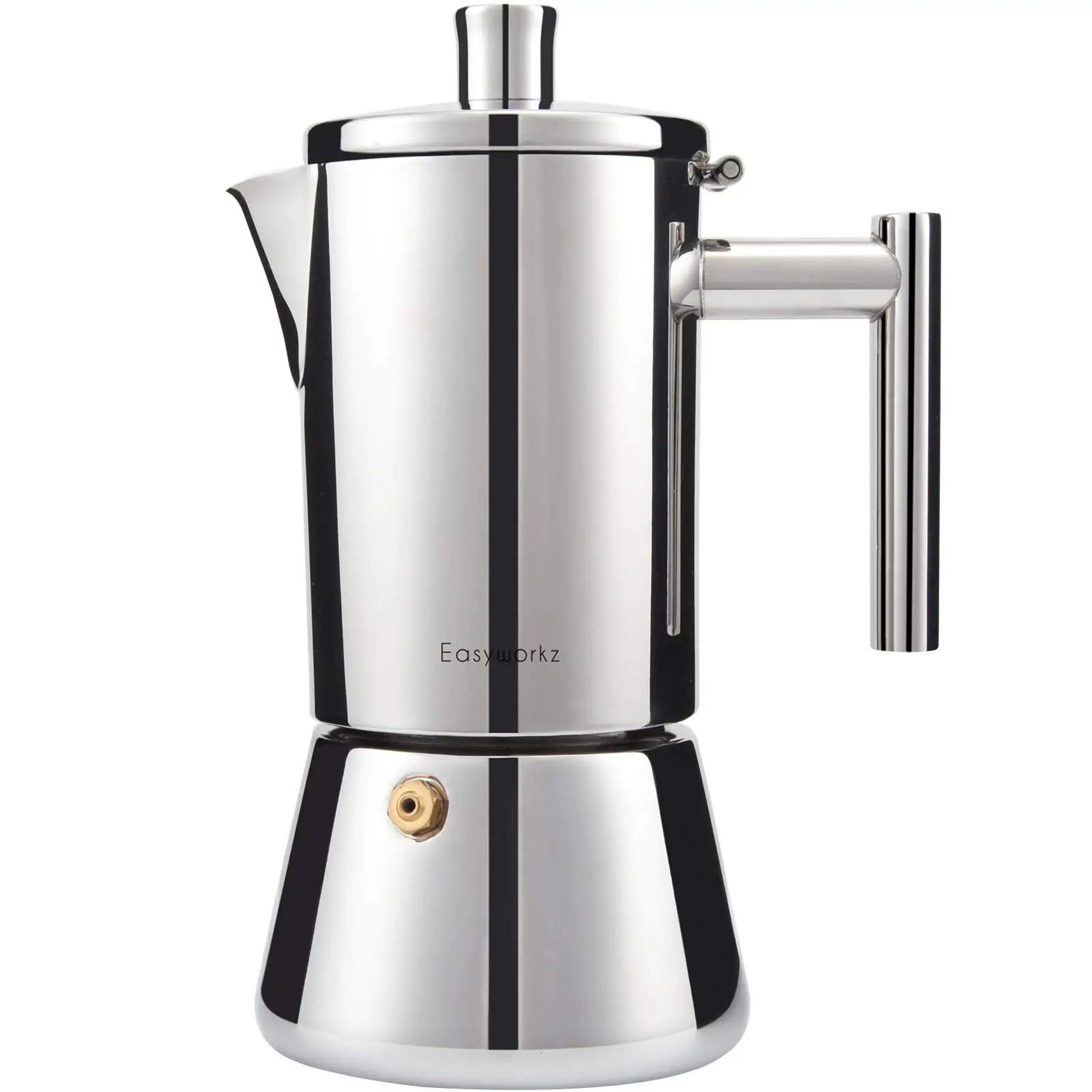Stainless Steel Stovetop Espresso Moka Pot 0