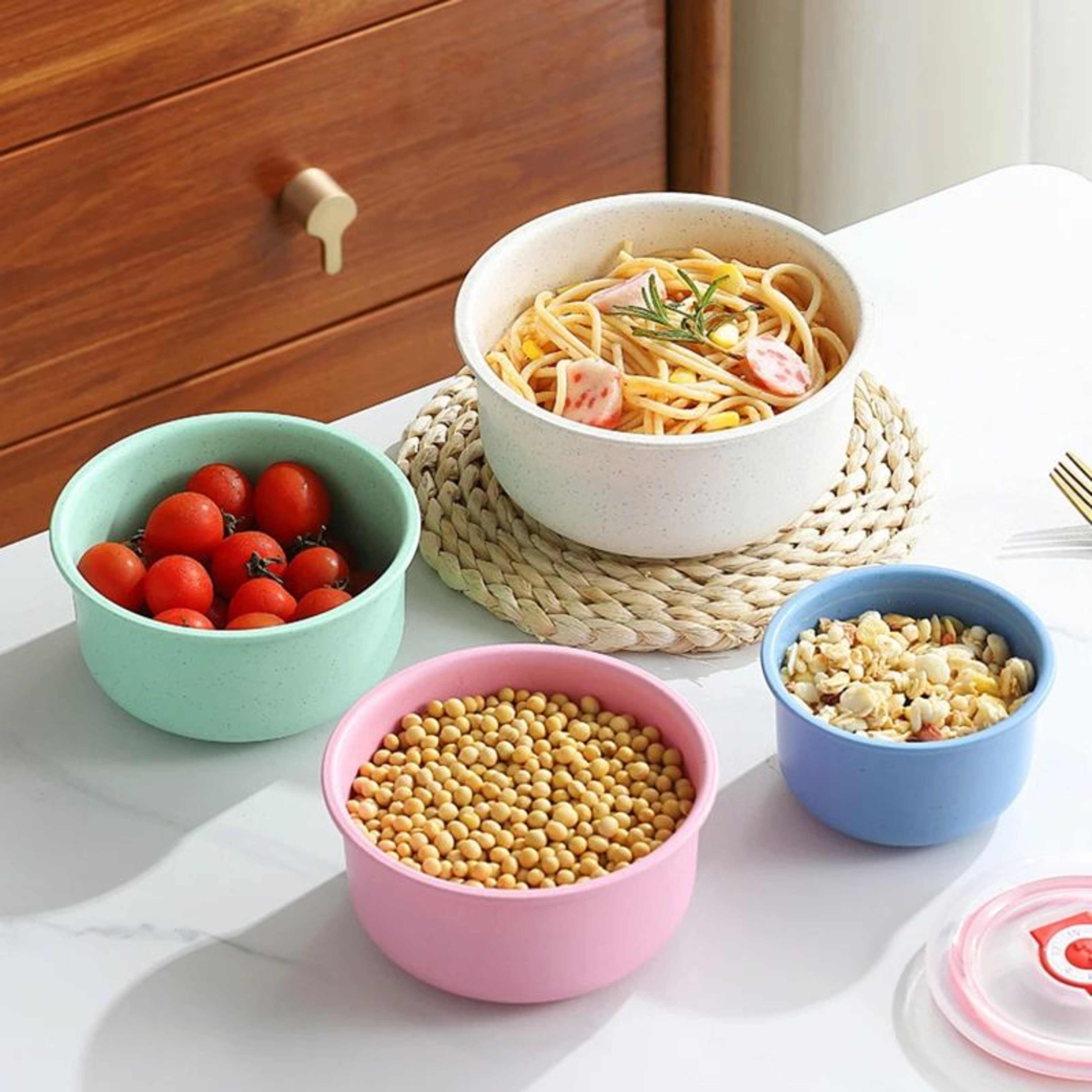 Wheat Straw Microwave Safe Lunch Bowl Set 1