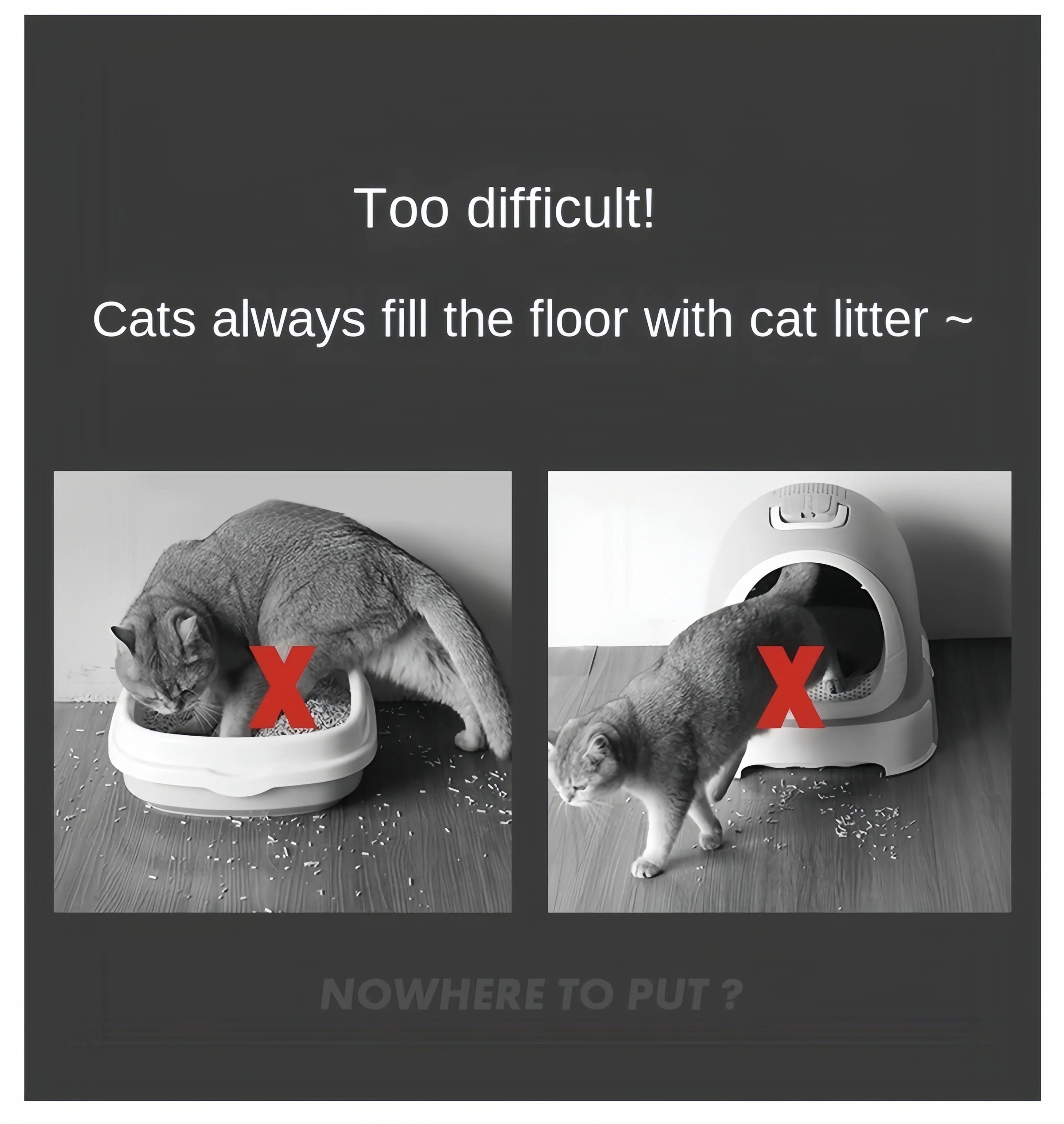 Double Layer Waterproof Cat Litter Mat 6