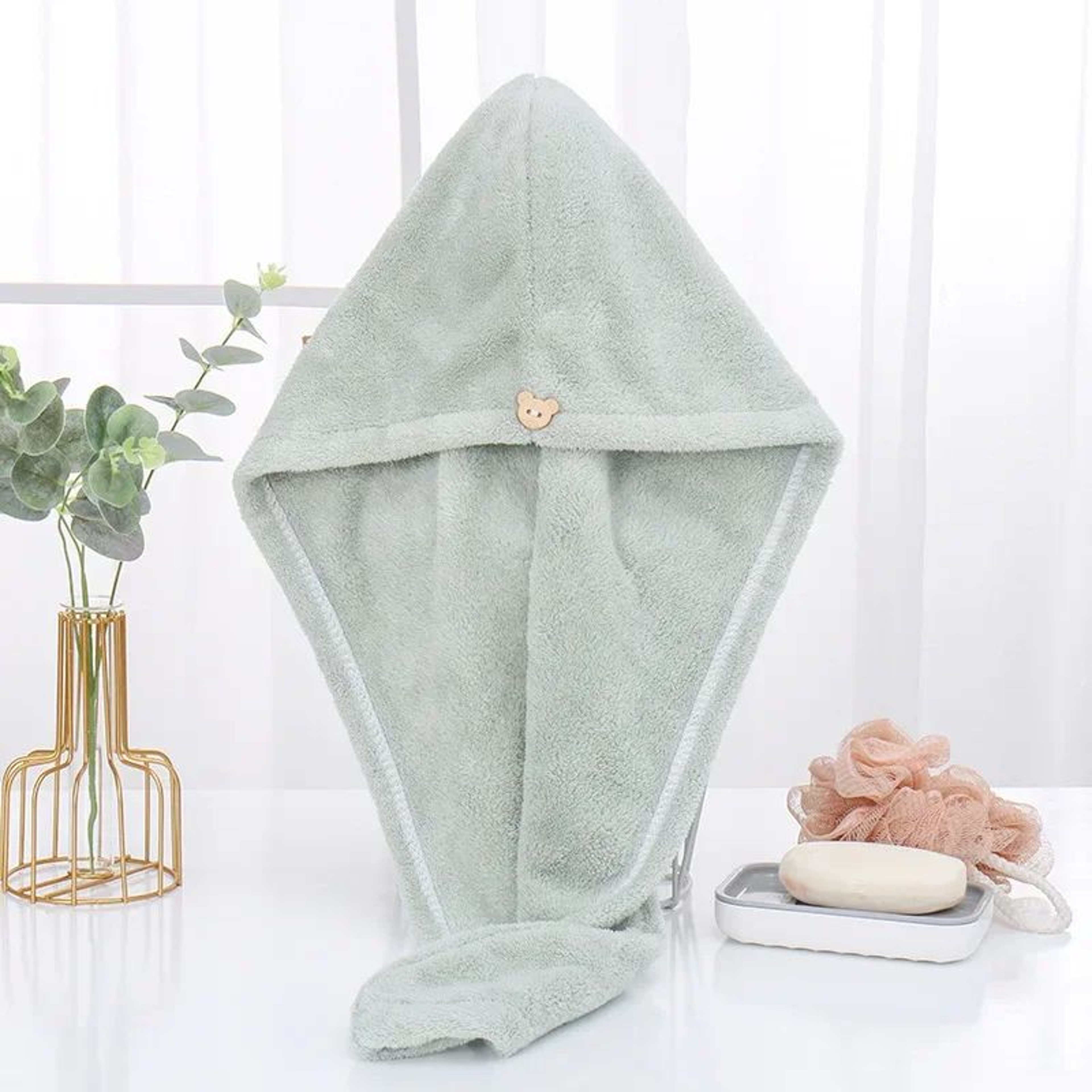 Microfiber Fast Dry Hair Wrap Towel 12