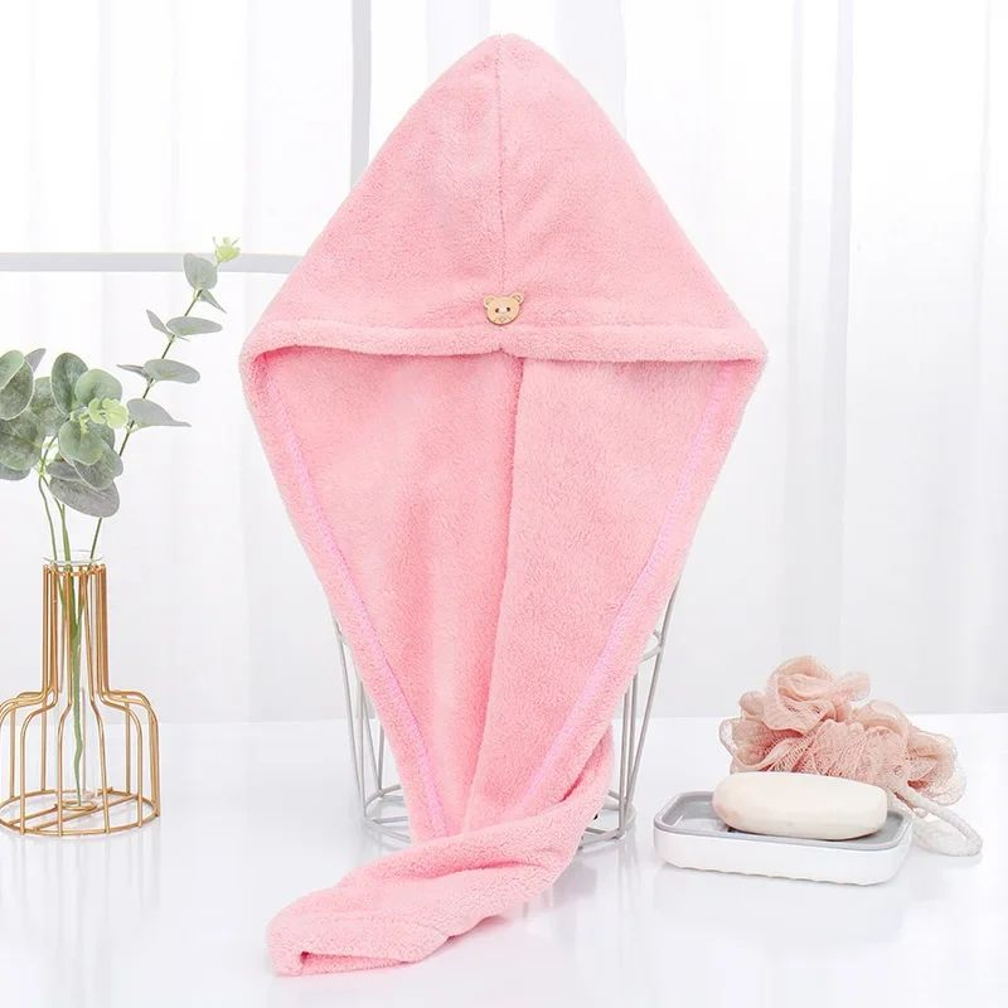 Microfiber Fast Dry Hair Wrap Towel 15