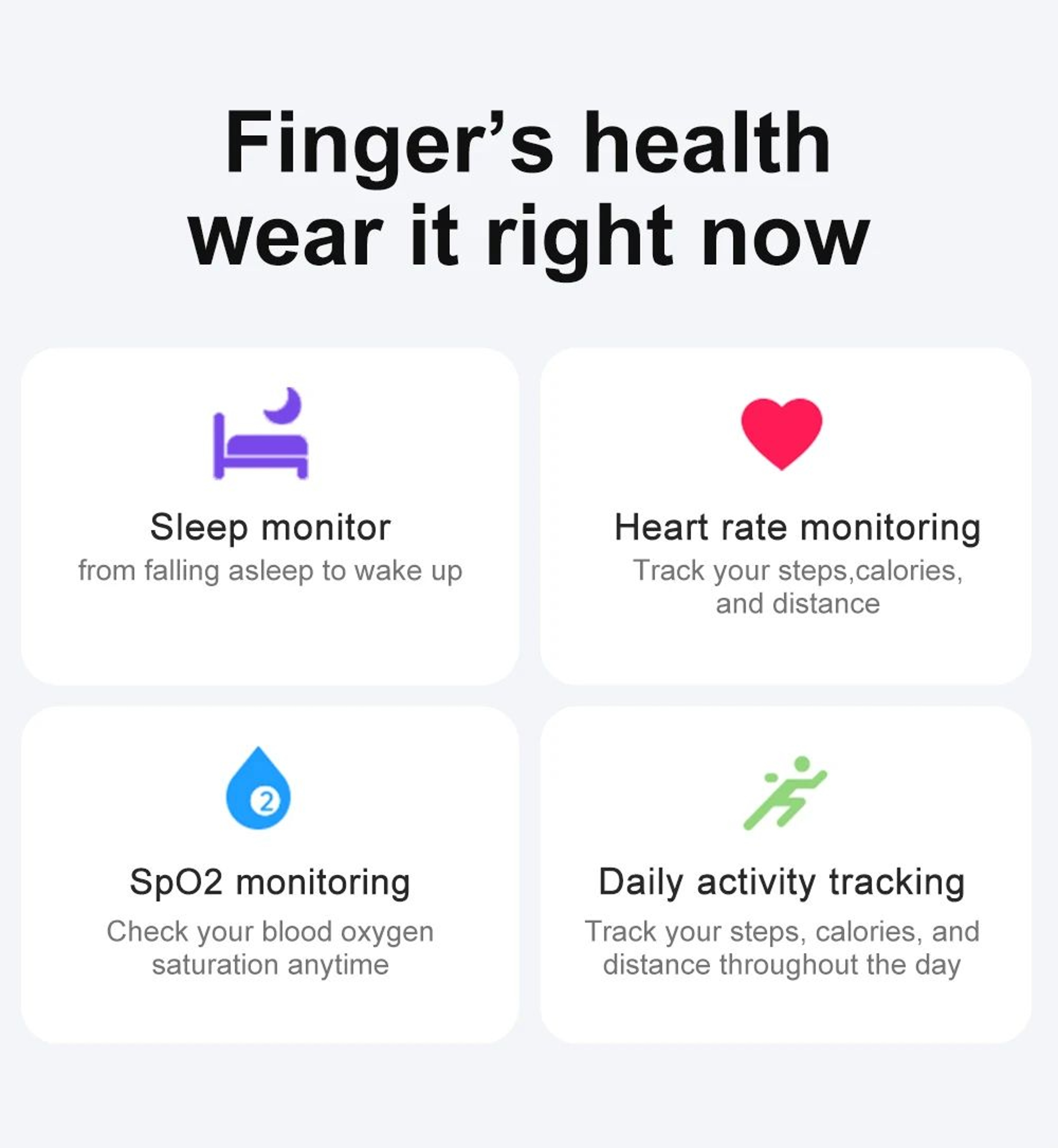 COLMI R02 Titanium Smart Health Ring 9