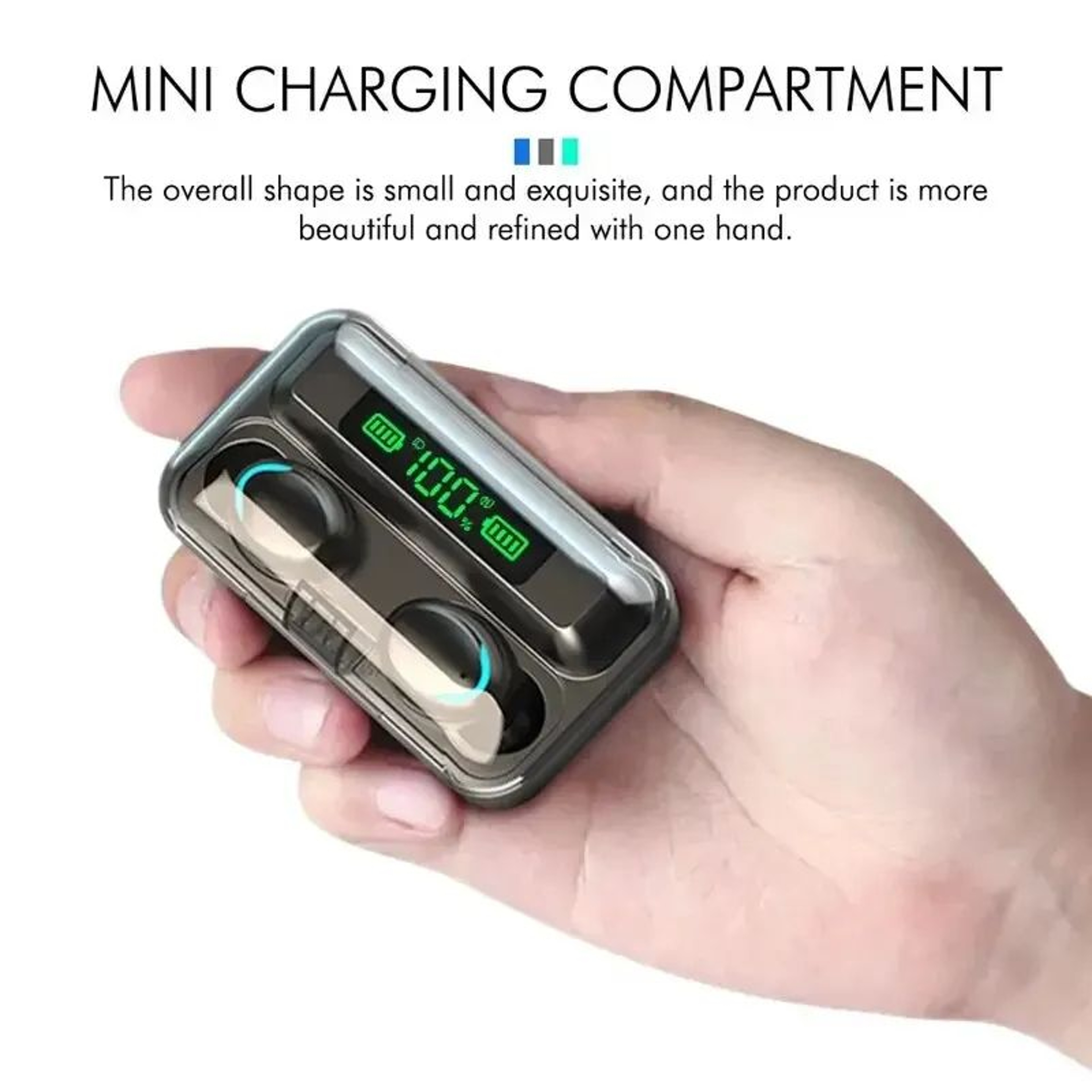 F9 Wireless Bluetooth Earbuds With Display 5