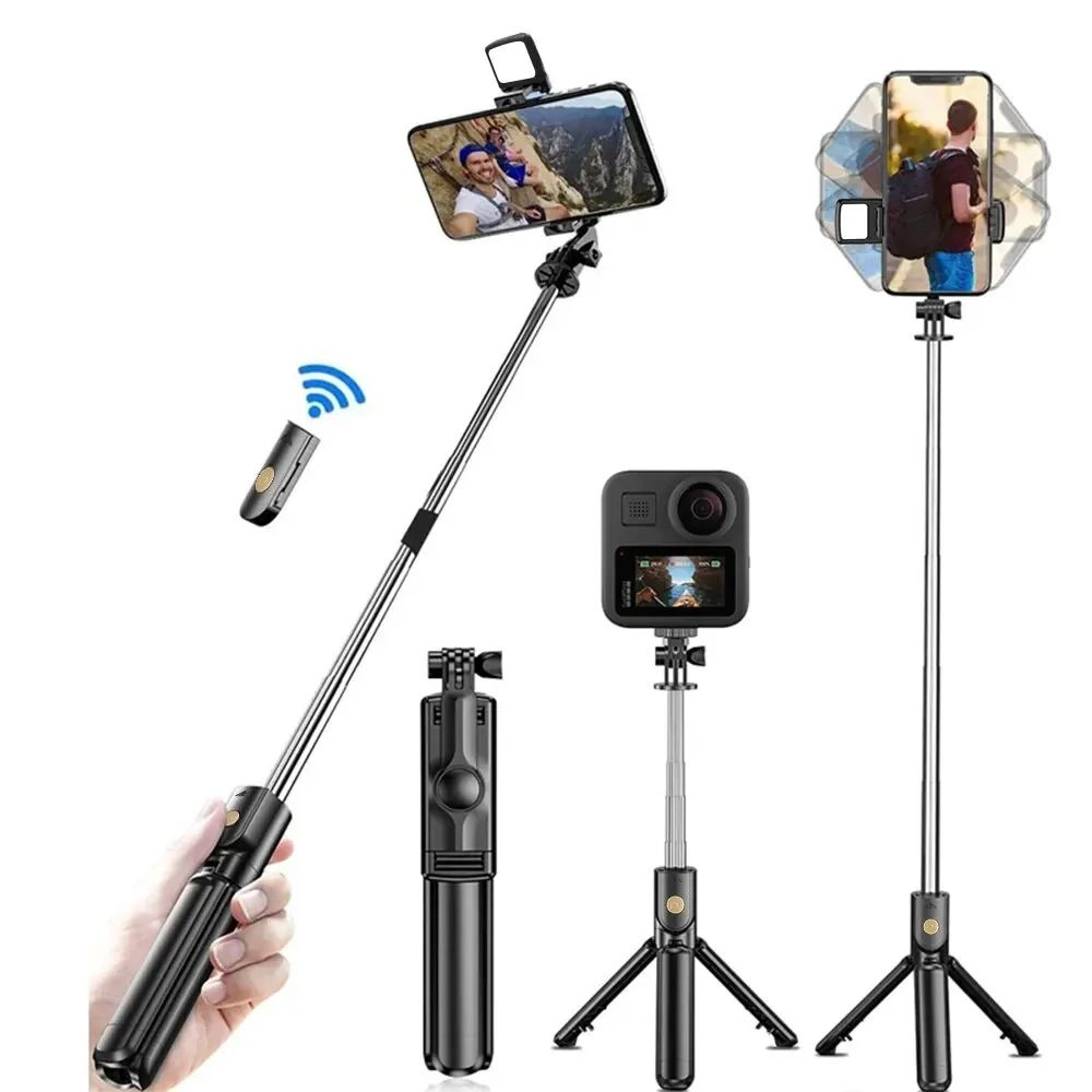 360 Degree Flexible Selfie Stick Tripod 3