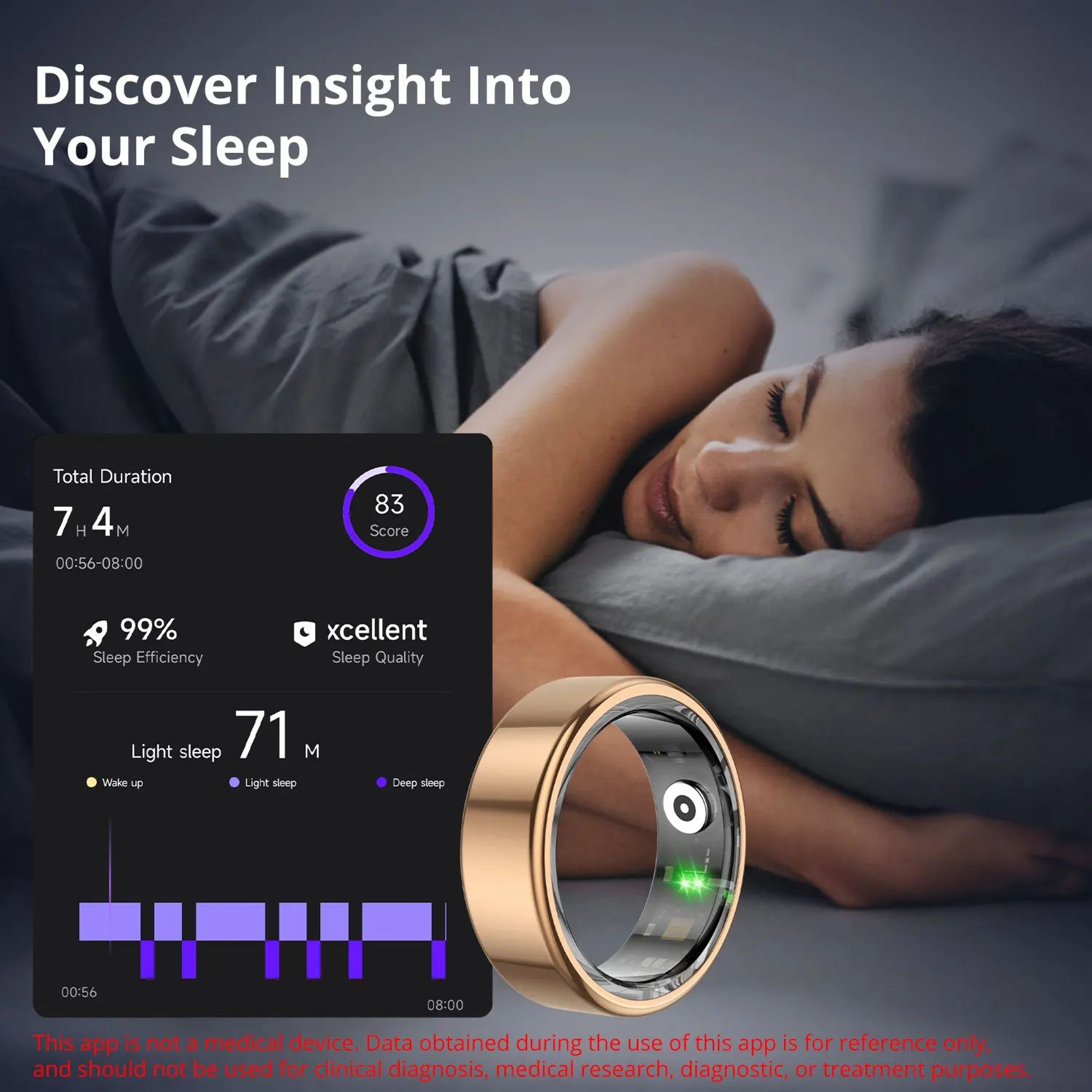 COLMI R02 Smart Health Ring With Charging Case 2