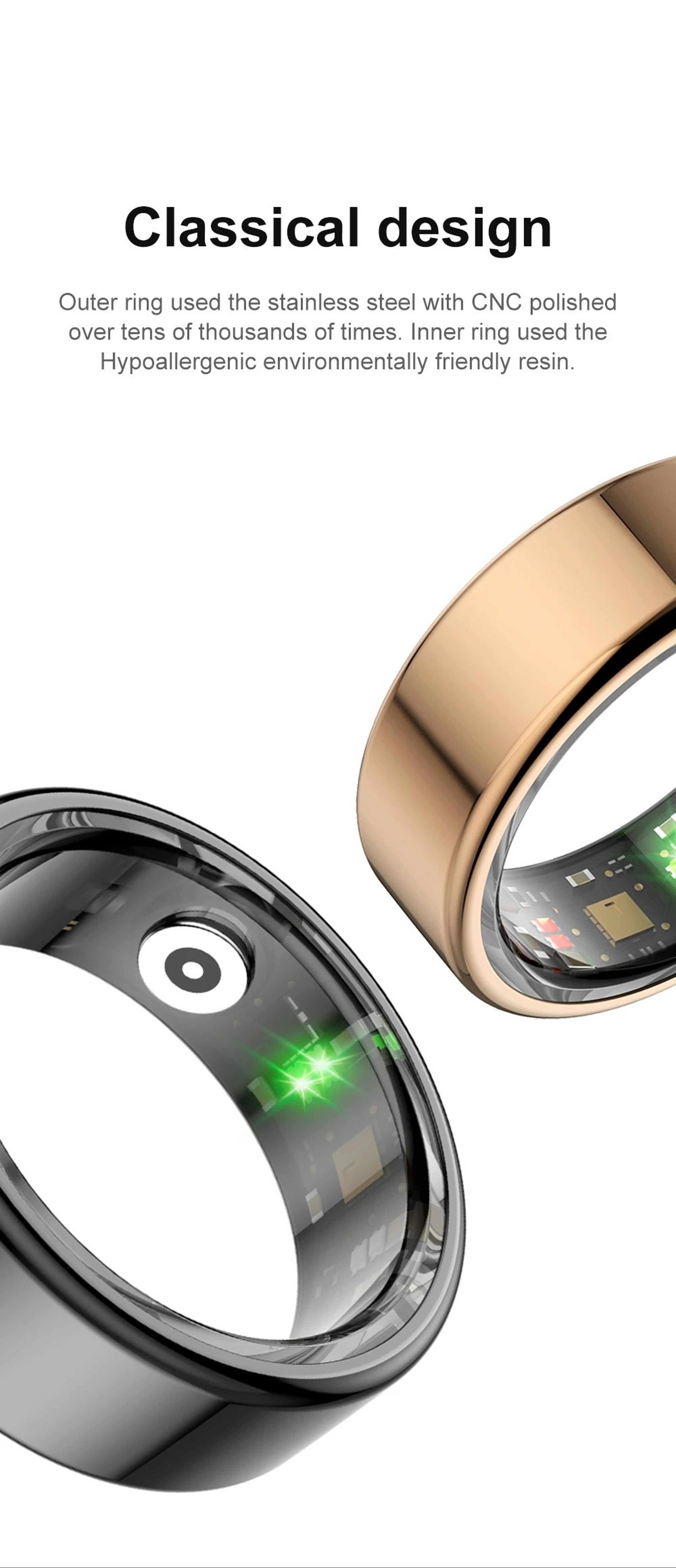 COLMI R02 Smart Health Ring With Charging Case 9