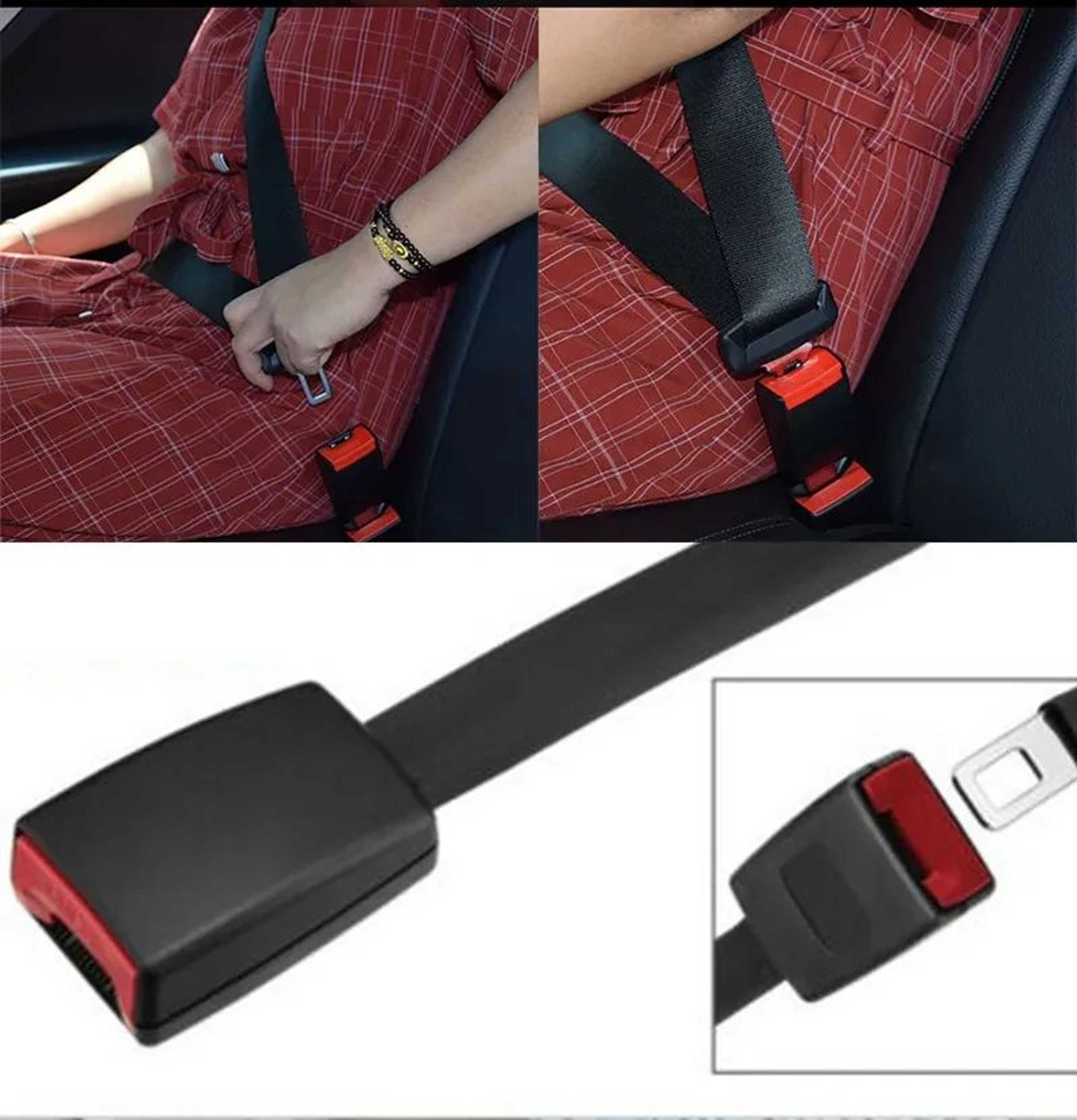 Car Seat Belt Extender Buckle Accessory 7