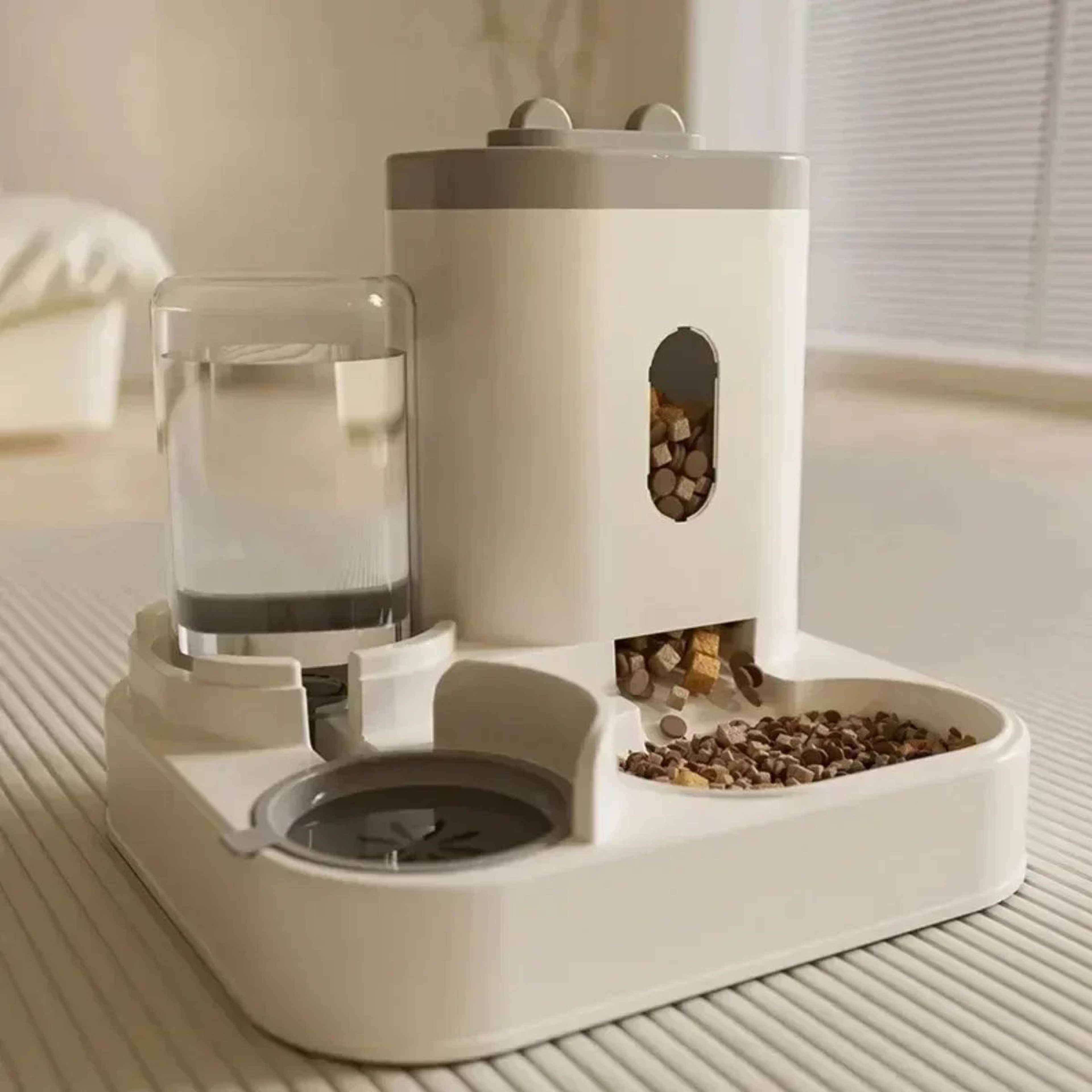 Automatic Pet Feeder And Water Dispenser Bowl 0