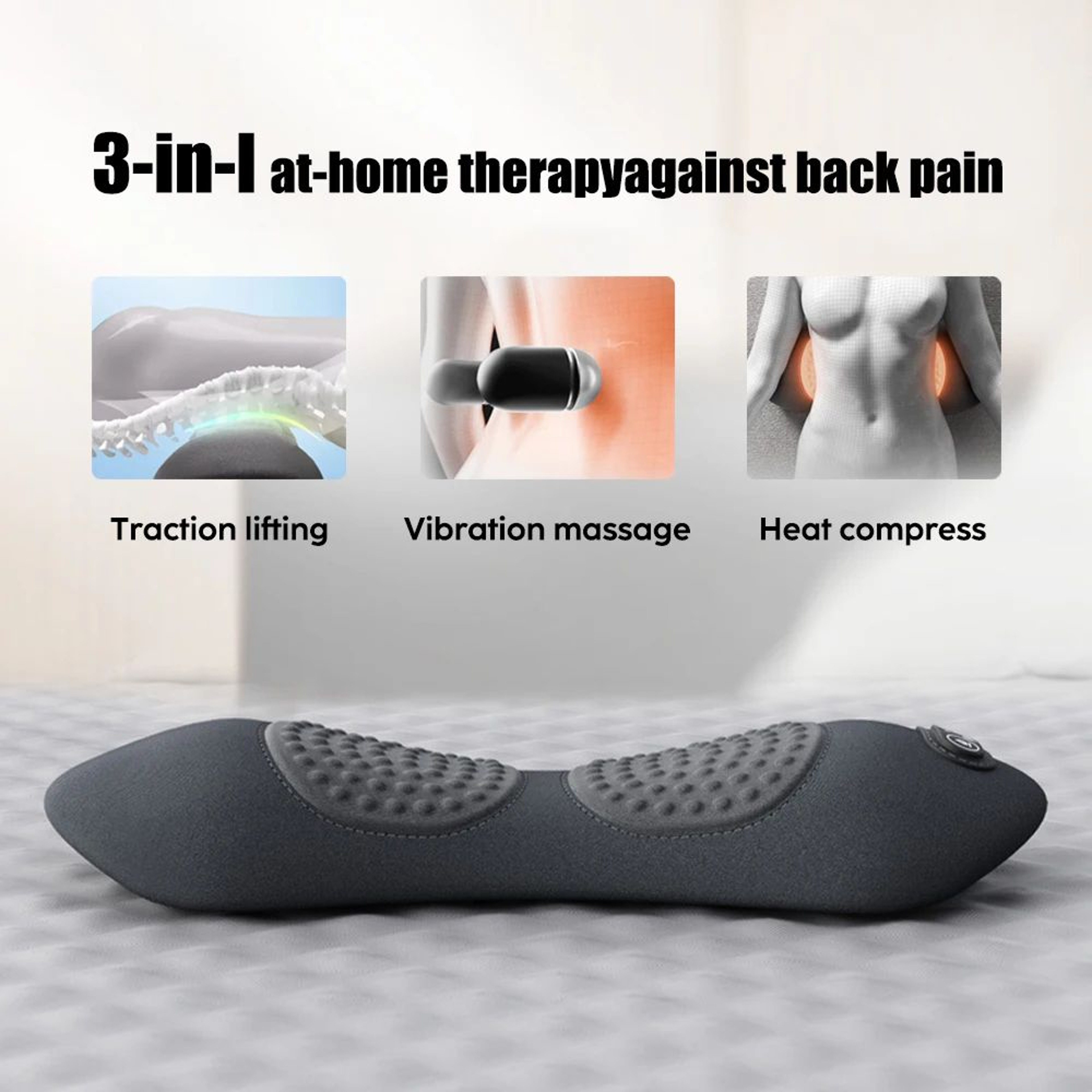 3in1 Electric Lumbar Support Pillow 7