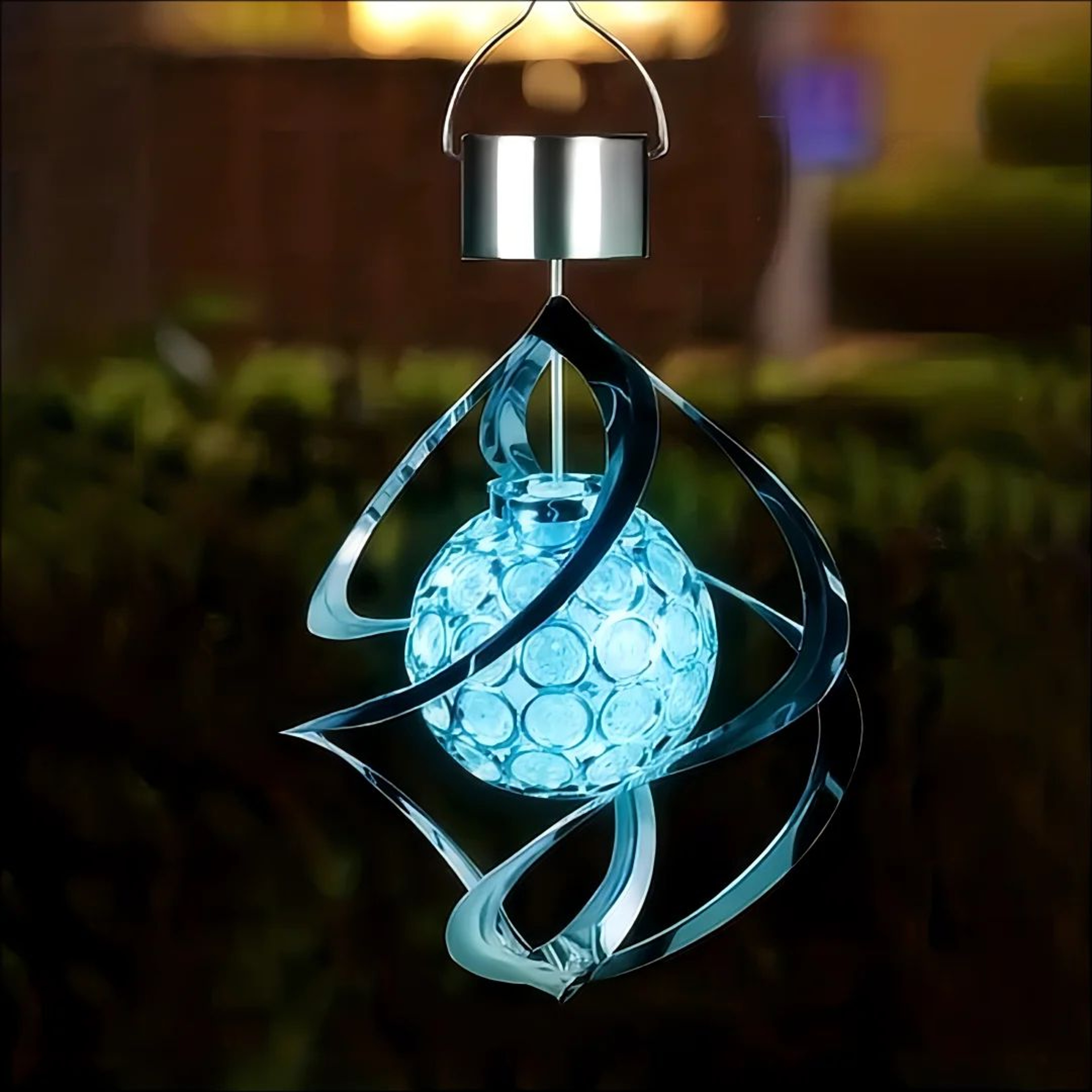 Solar Wind Chime Outdoor Garden Light 3
