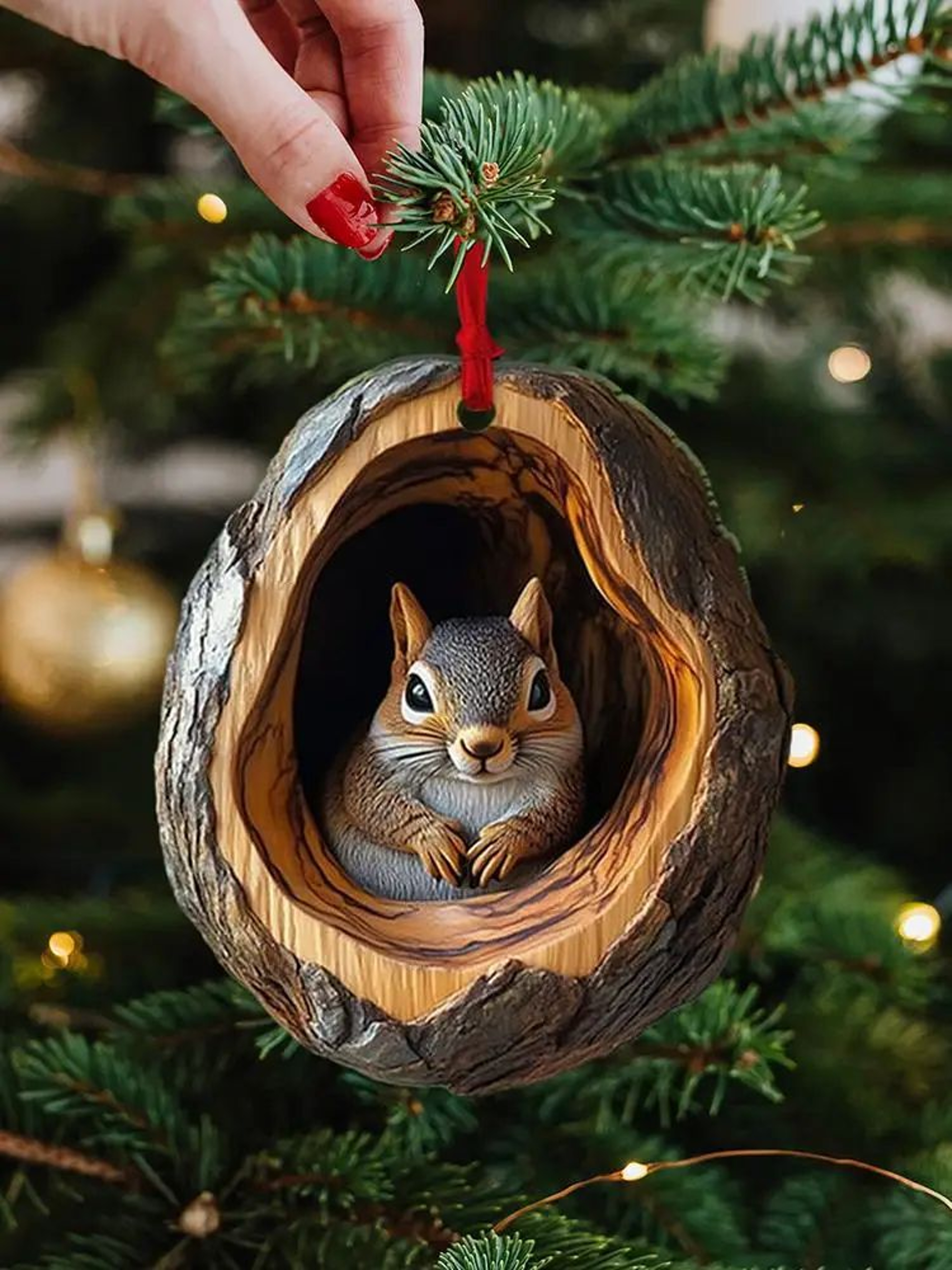 Christmas Animal Acrylic Pendant Ornaments 12