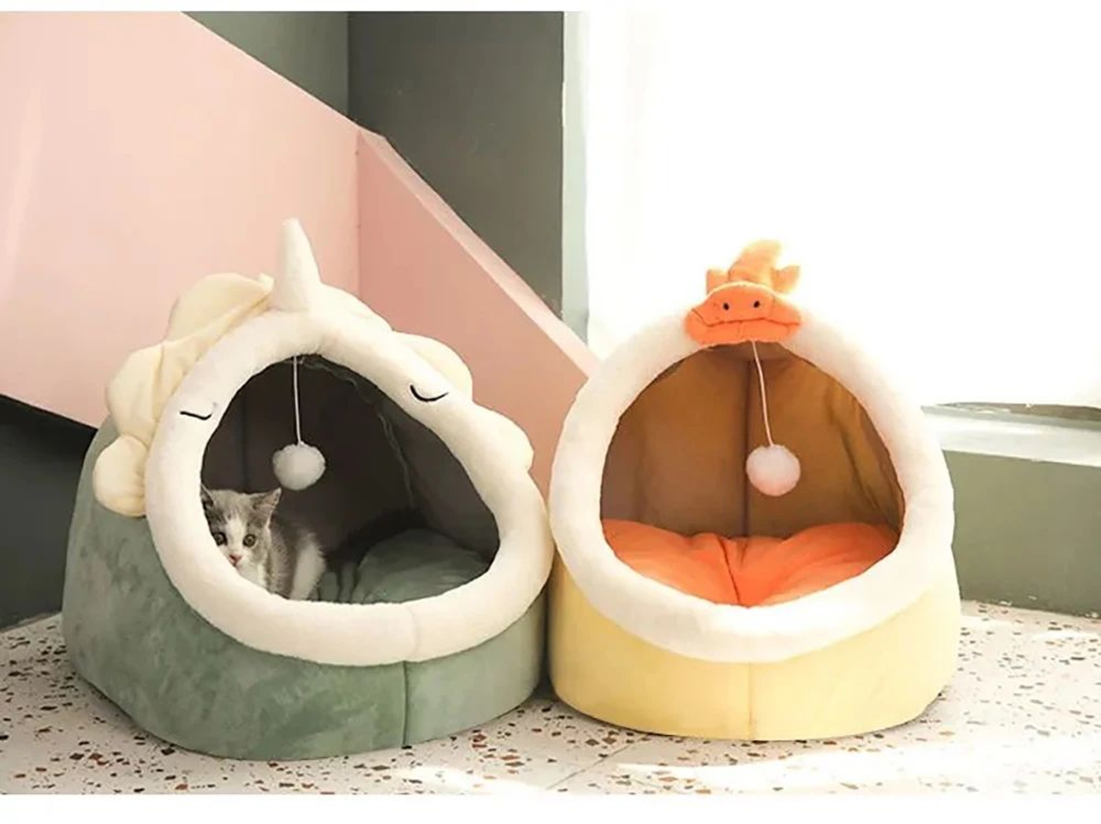Cozy Cave Cat Bed 7