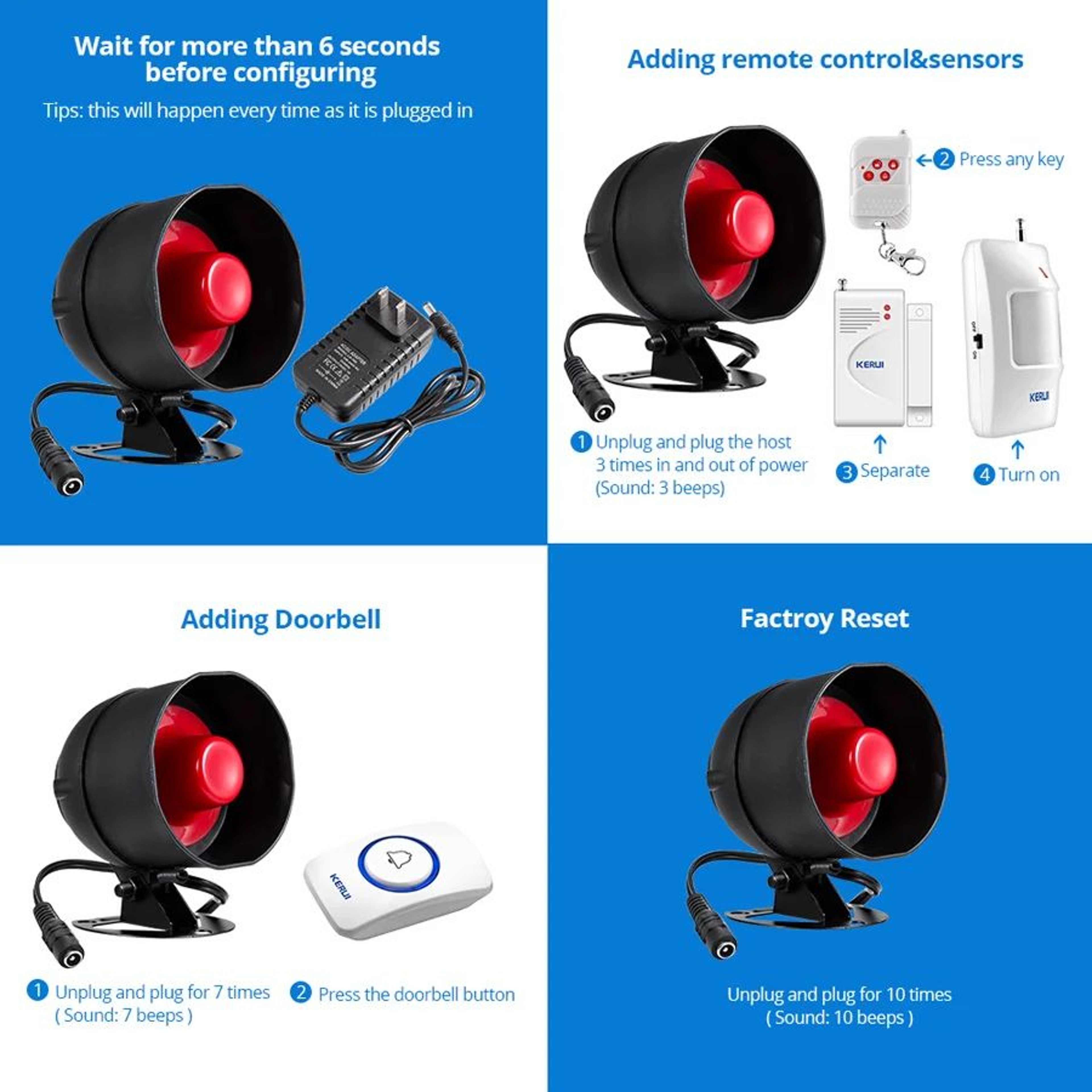 Wireless Motion Sensor Alarm 8