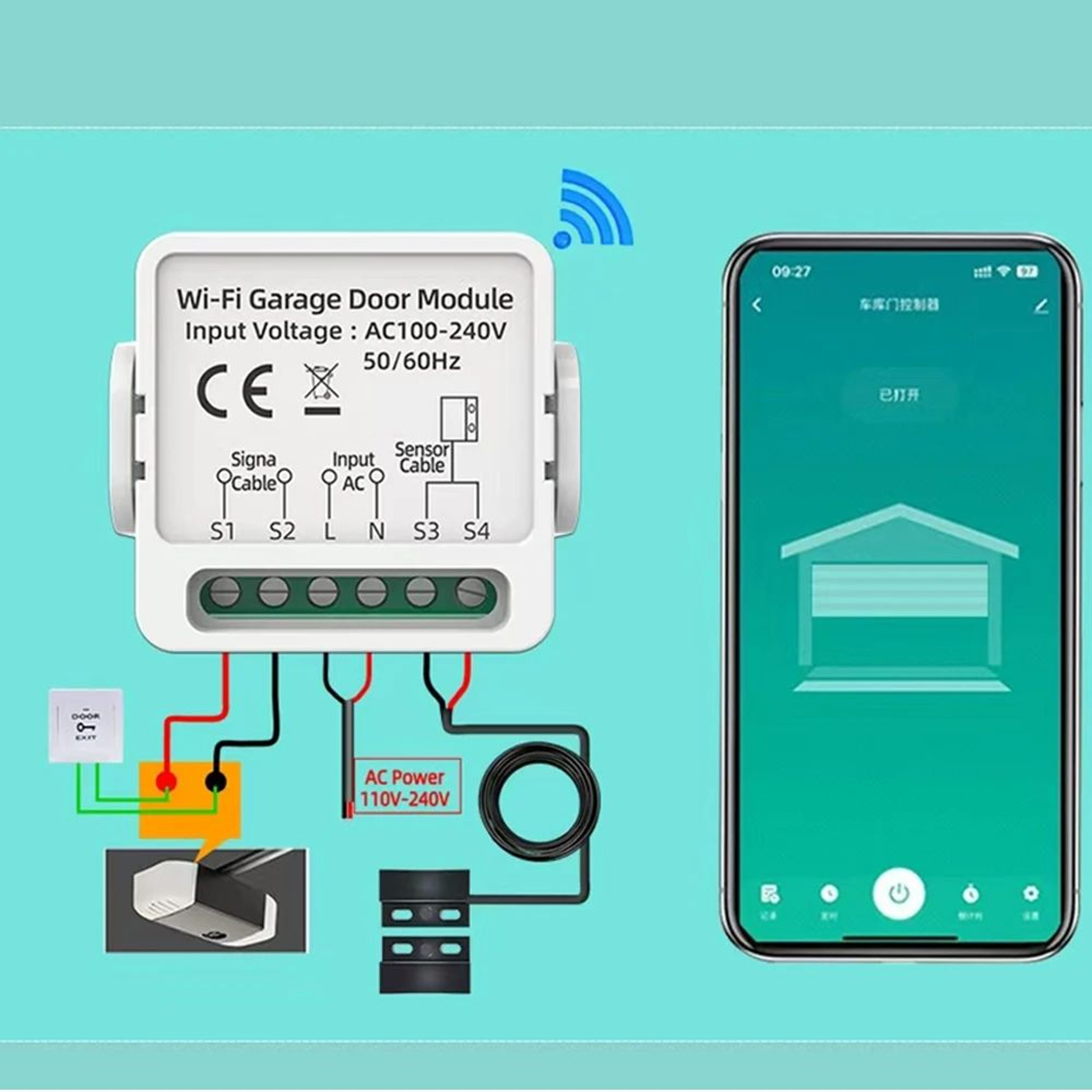 Smart WiFi Garage Door Controller 10