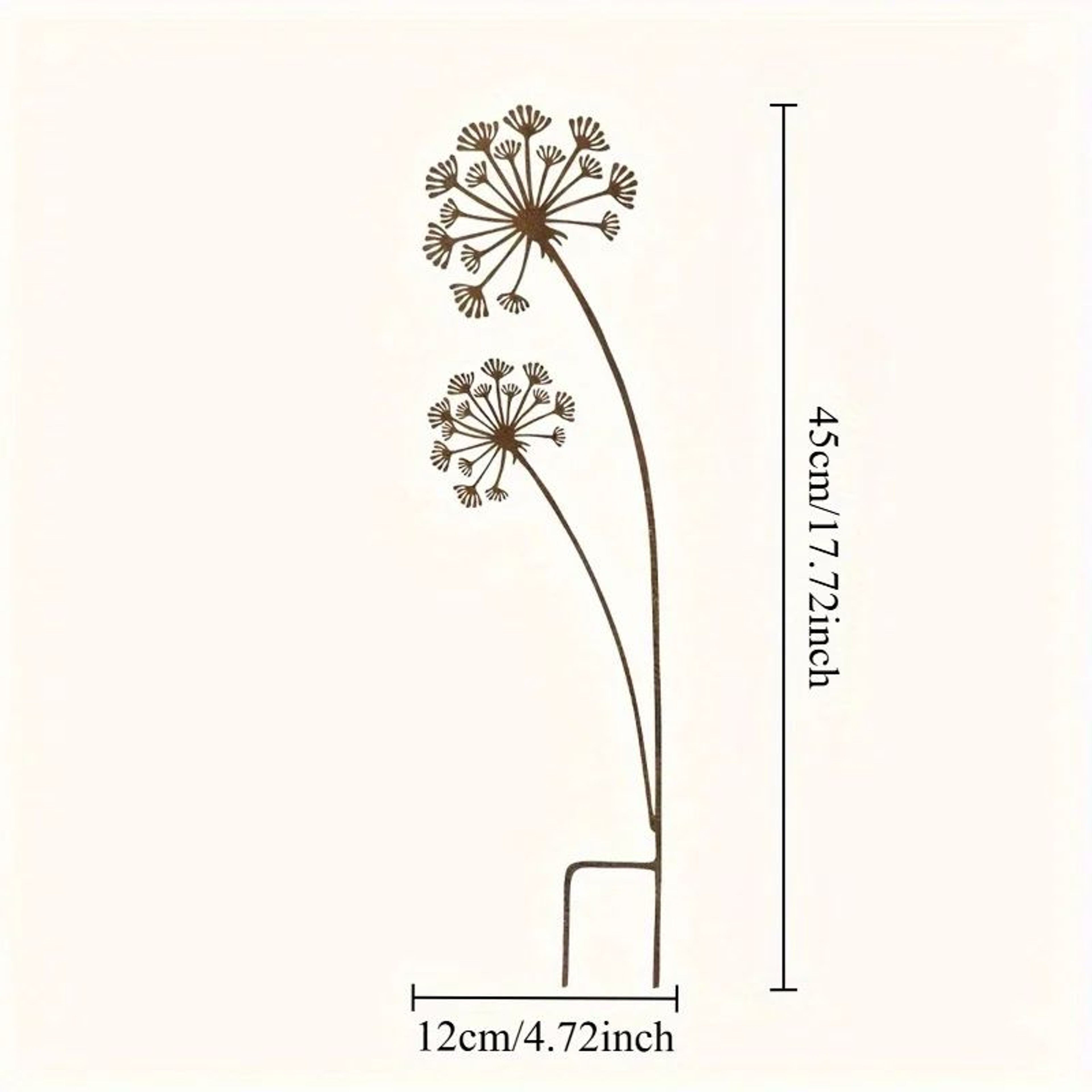 Metal Garden Decor Stake 5