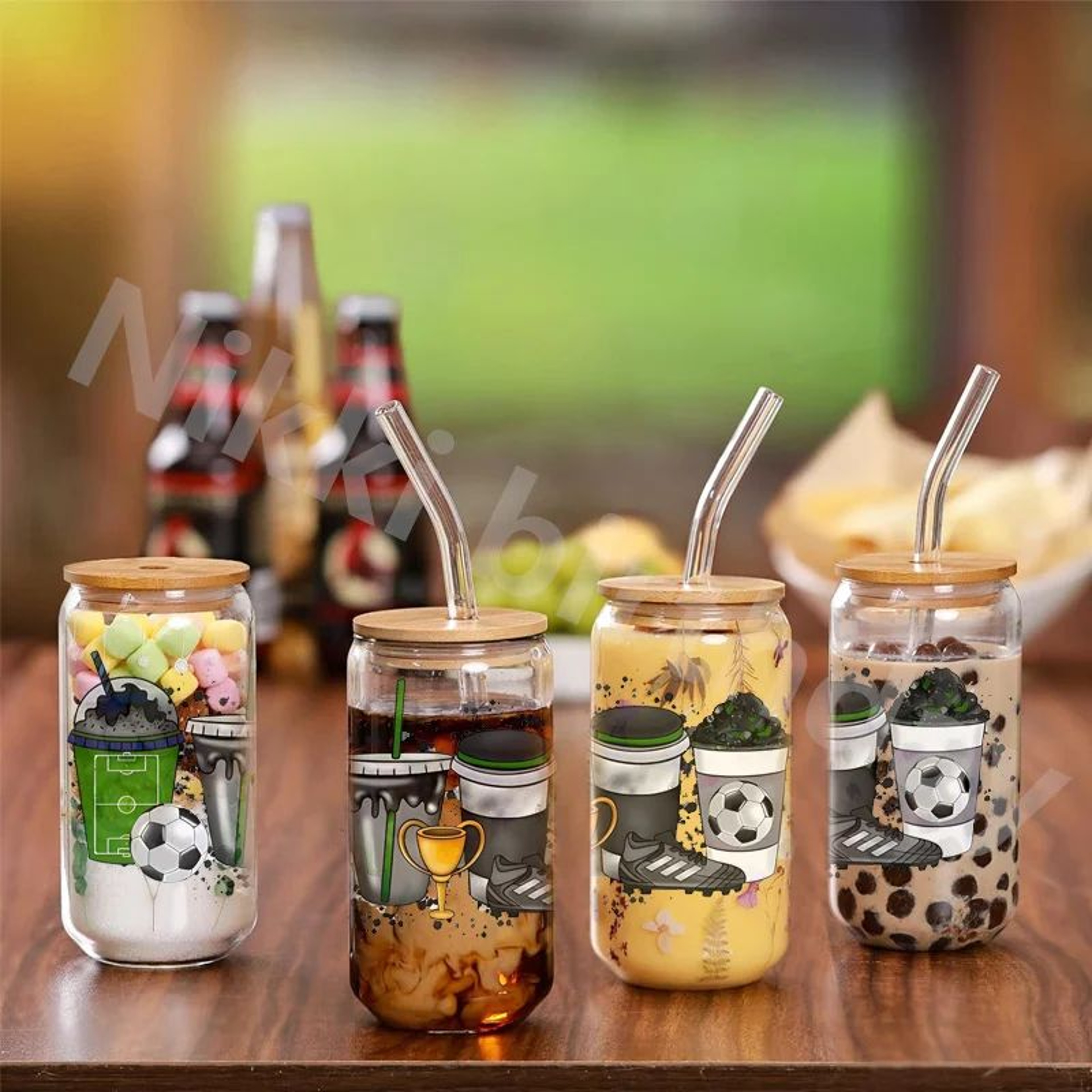 Football Cup Wrap Stickers 1