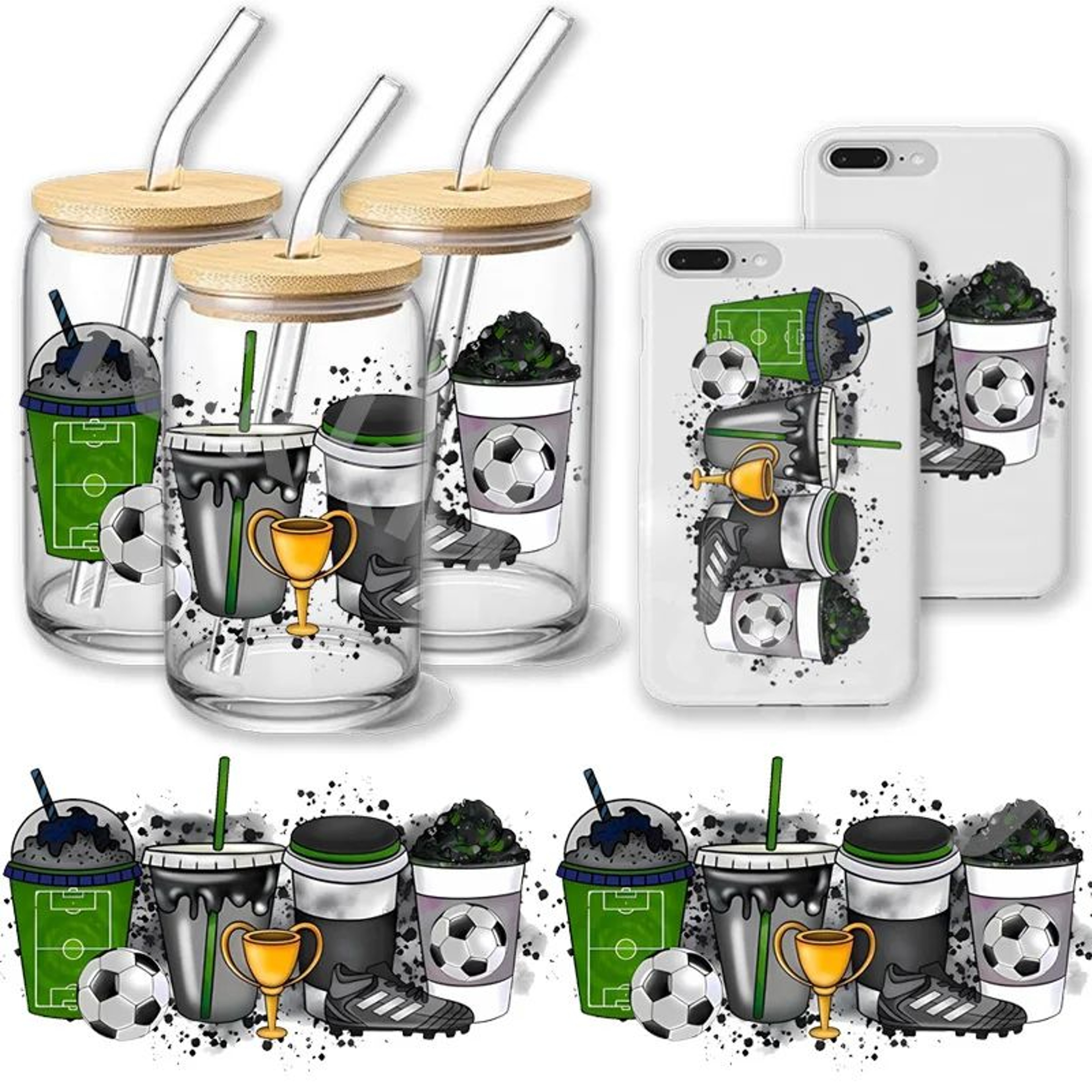 Football Cup Wrap Stickers 7