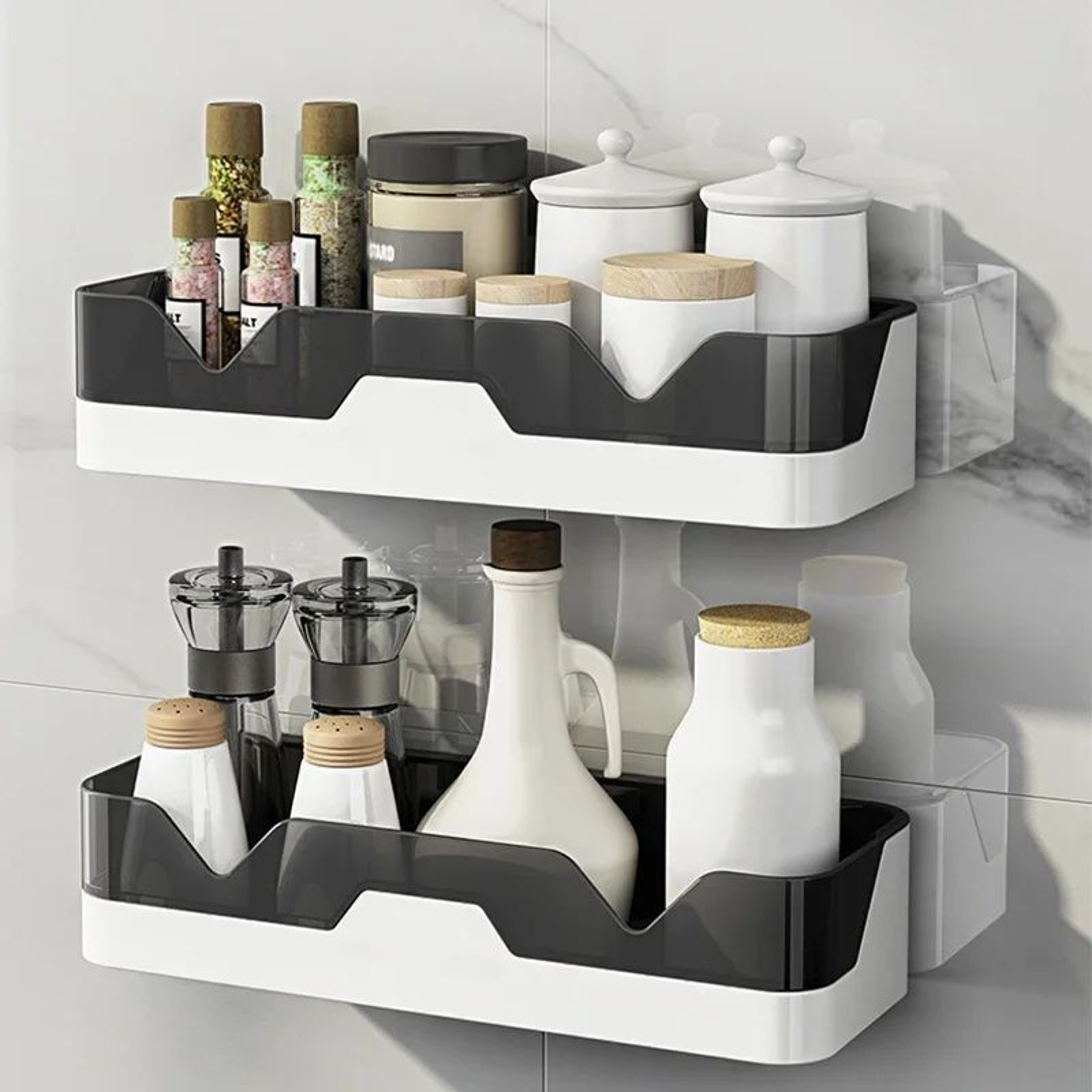 No Drill Shower Corner Shelf 4
