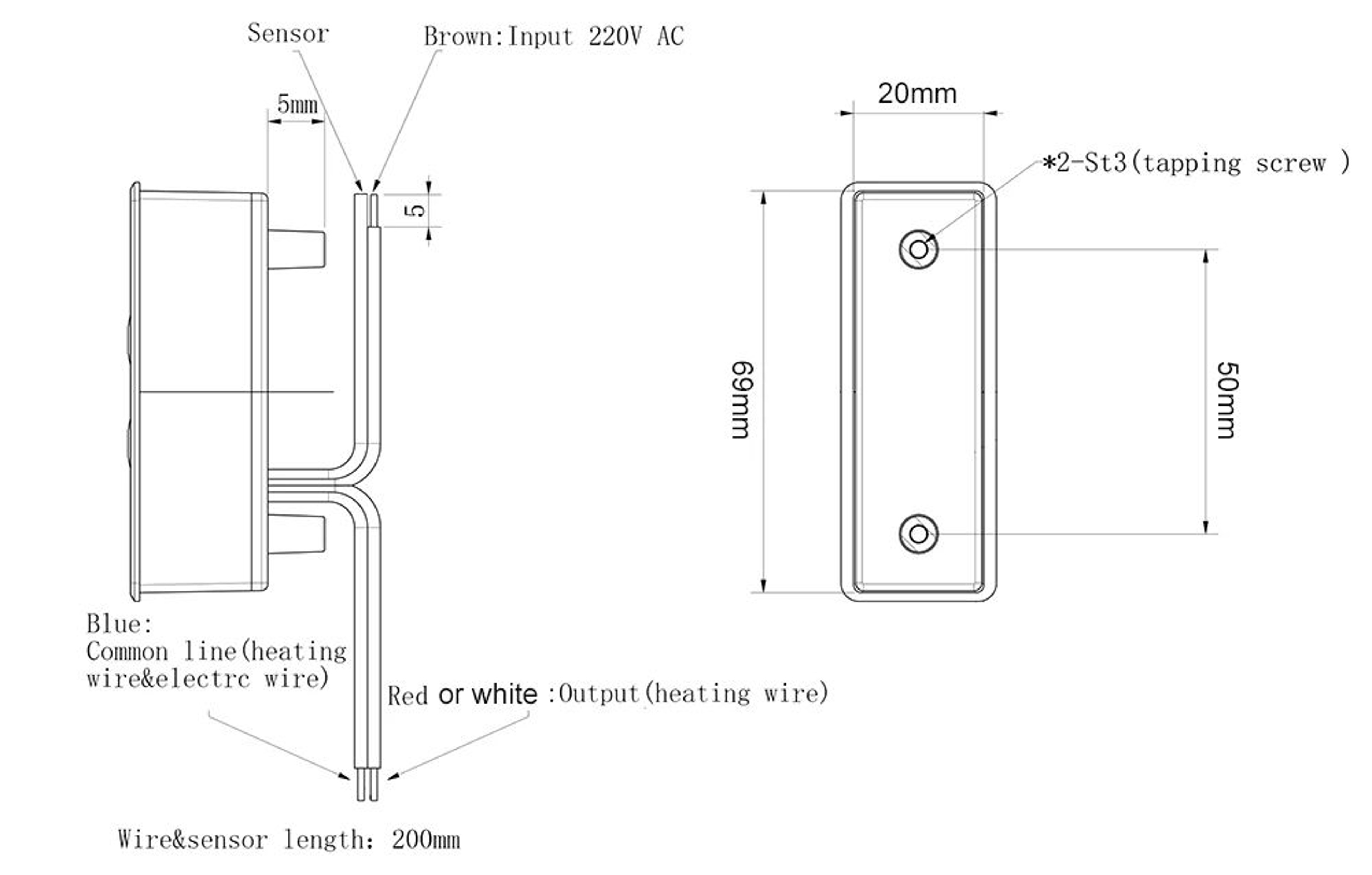 Digital Thermostat Timer Controller 5