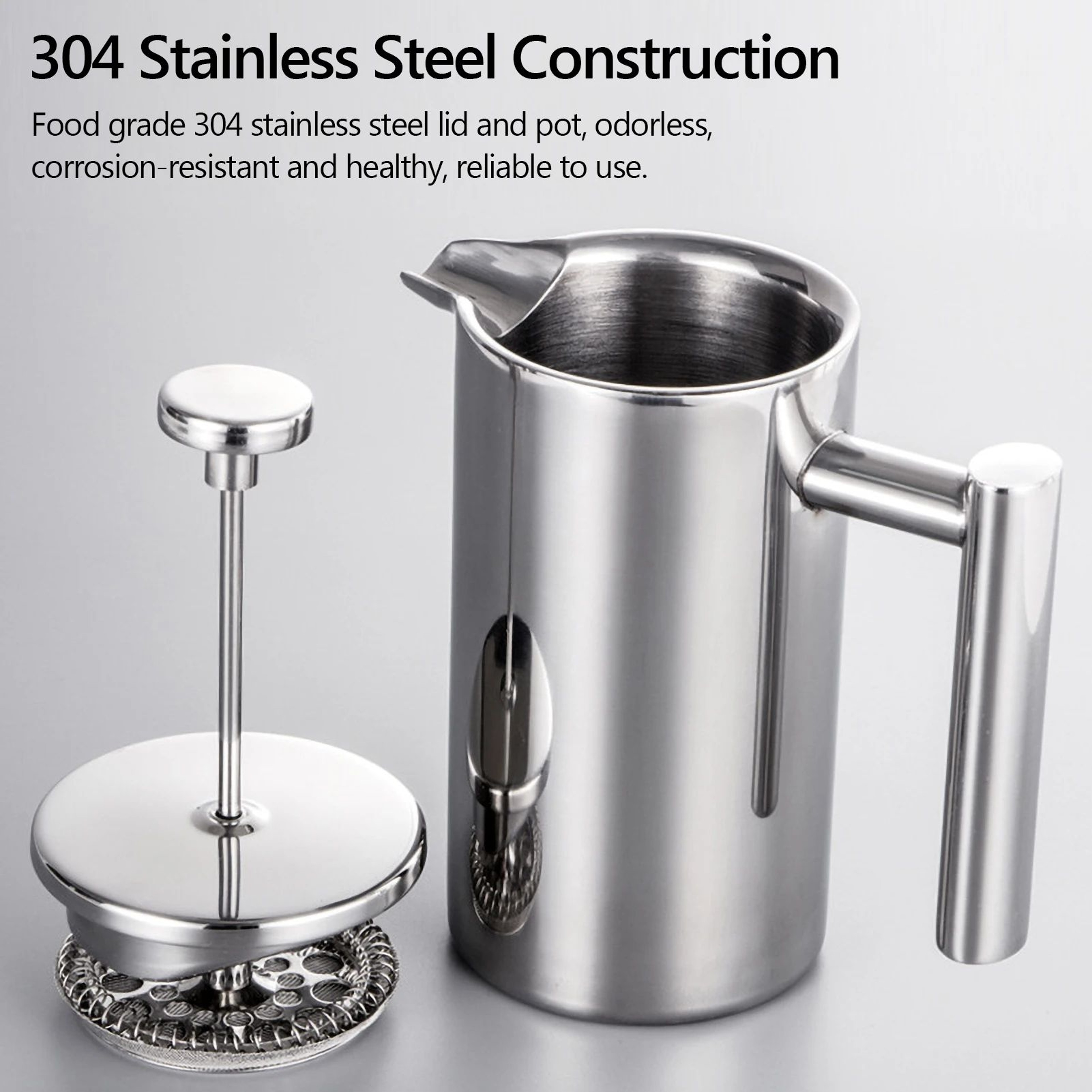 Stainless Steel French Press 2