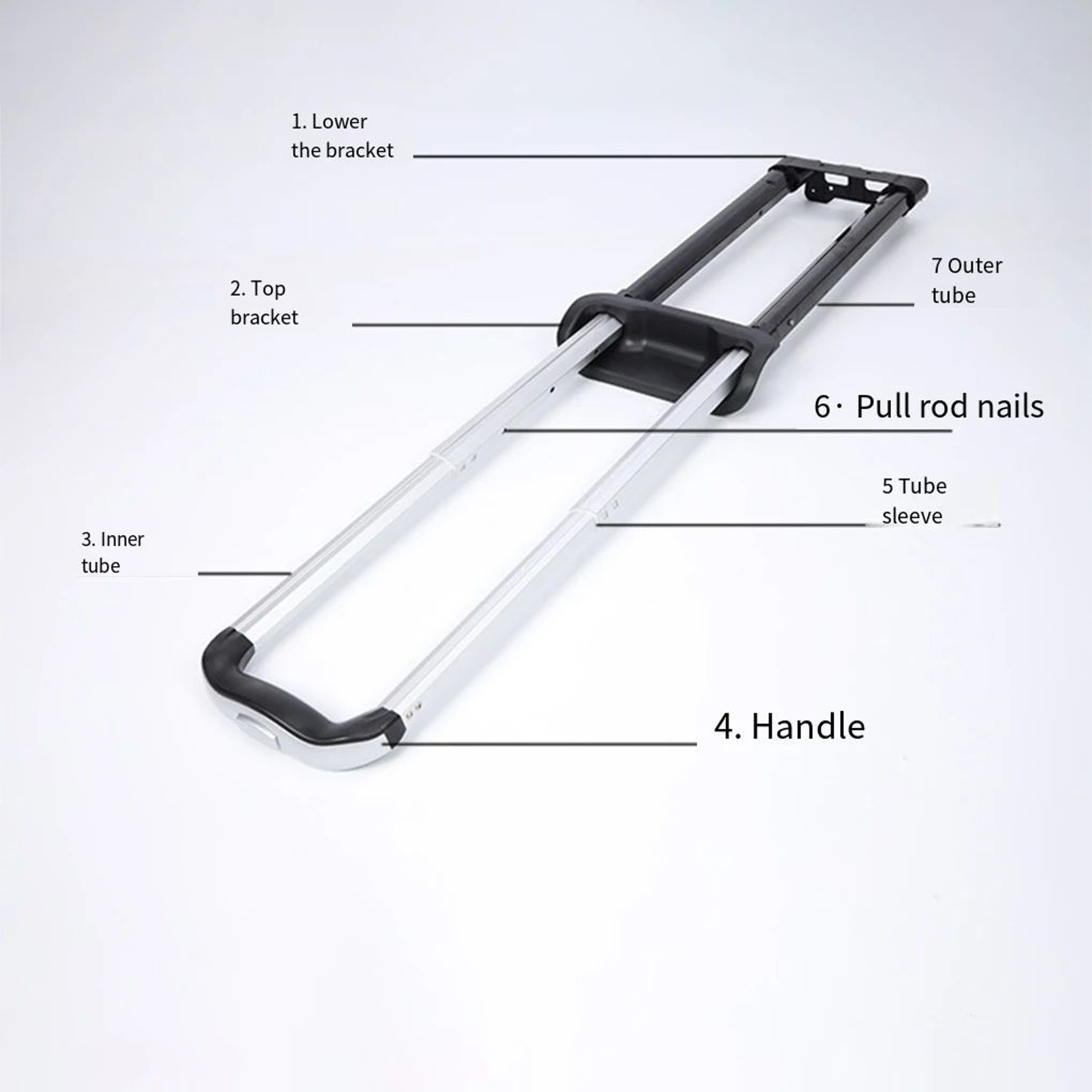 Telescopic Luggage Handle Replacement 2