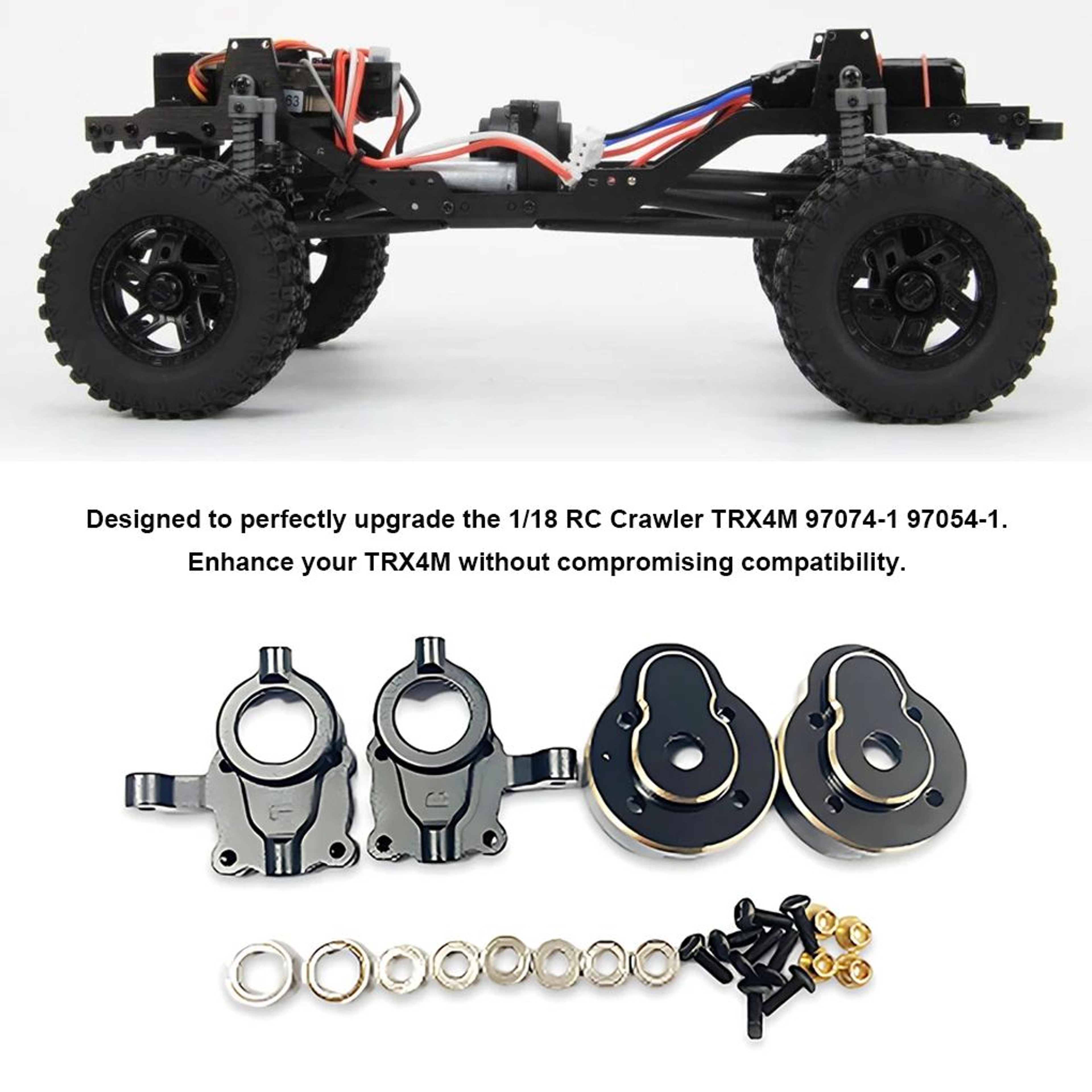 Brass Caster Blocks For RC Crawler 3