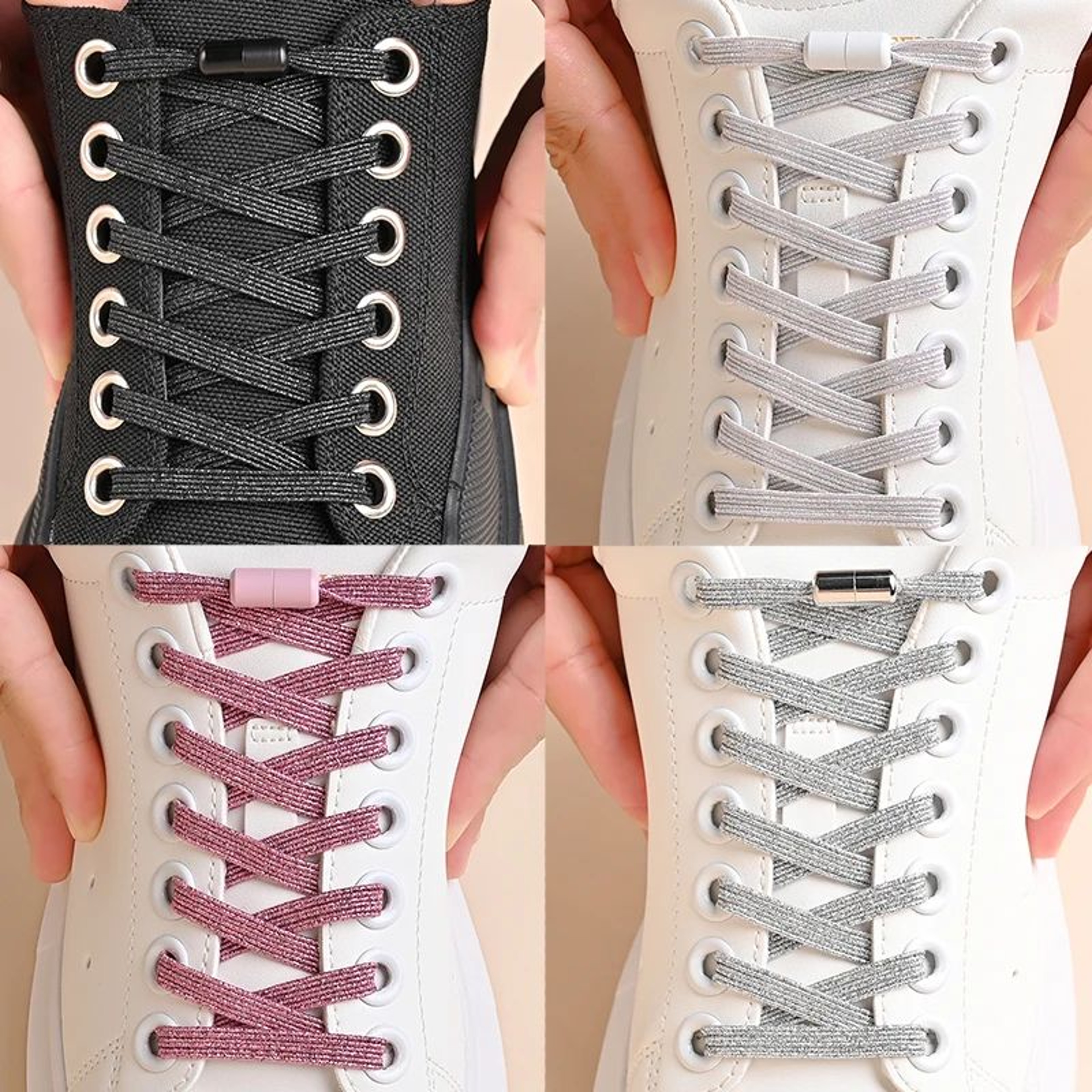 Colorful Buckle No Tie Shoelaces 4