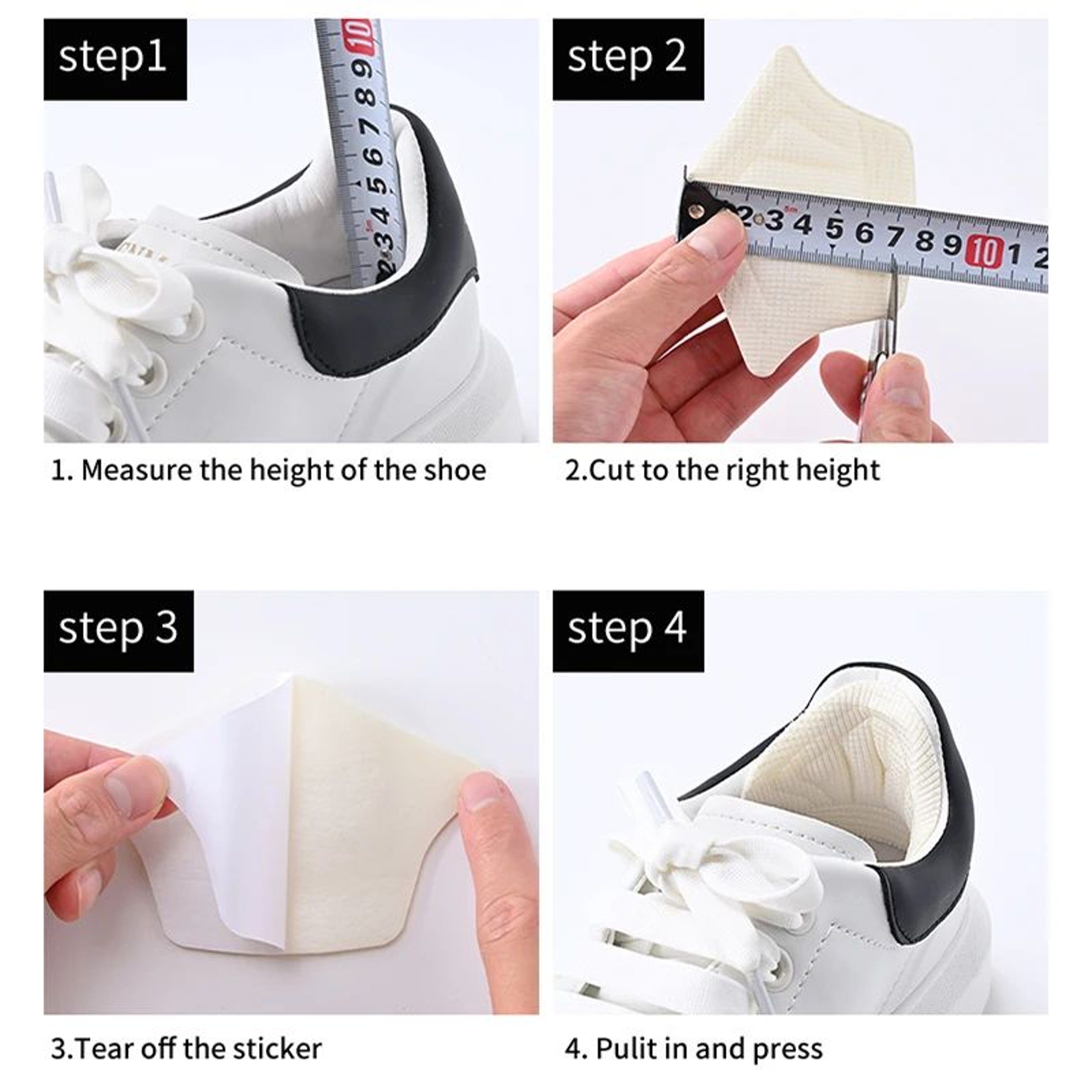Heel Cushion Insole Pads Set 2