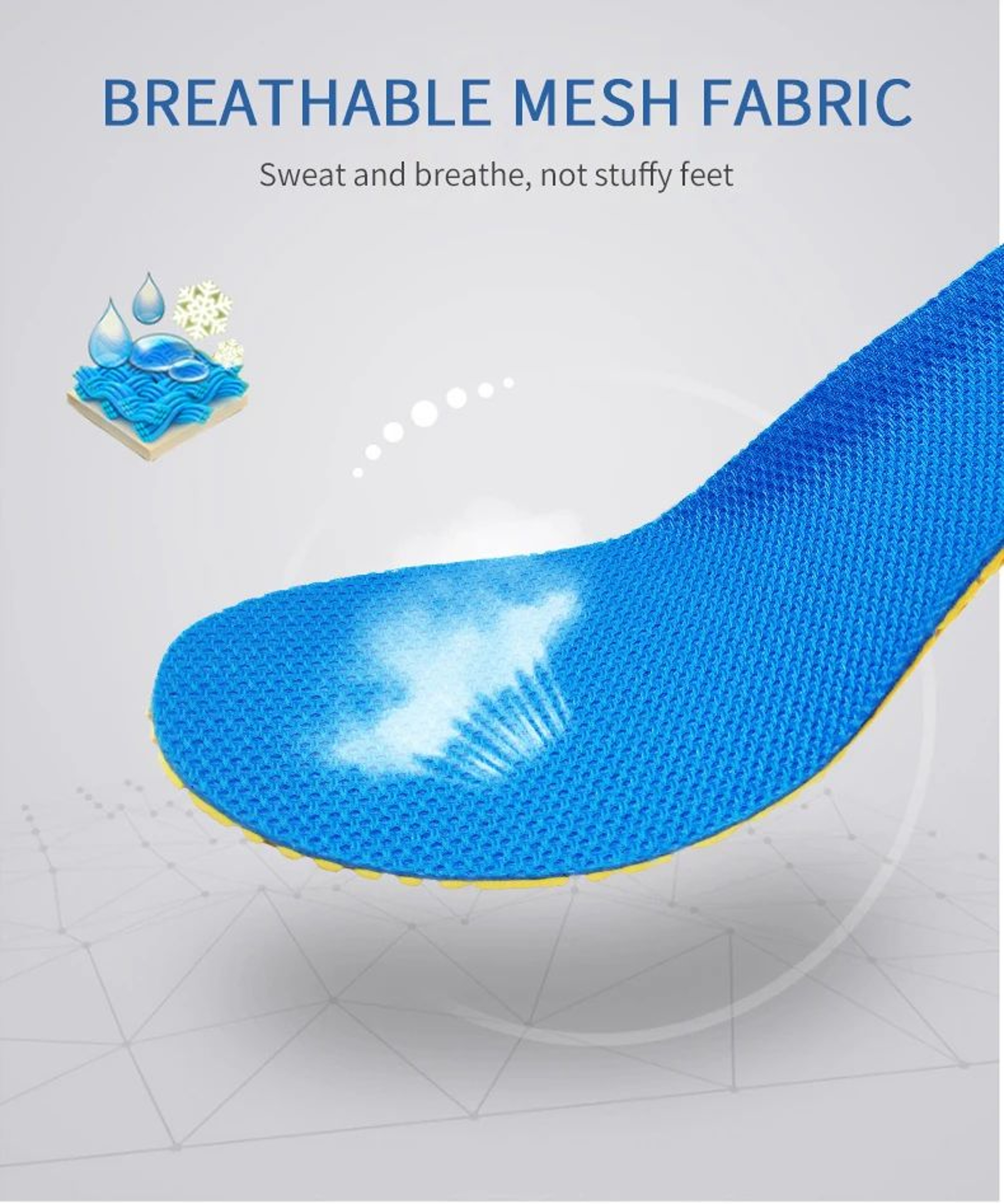 Memory Foam Breathable Shoe Insoles 10