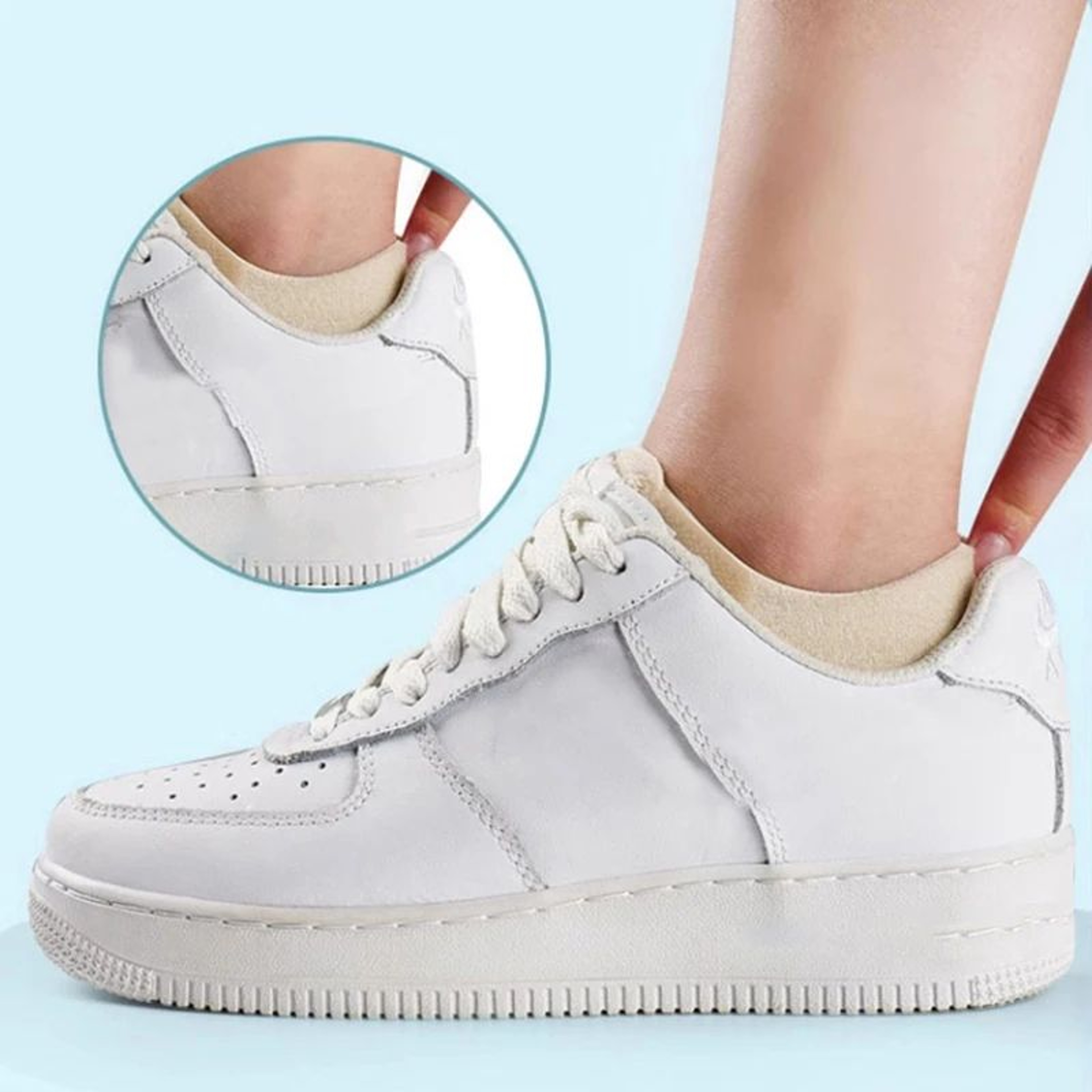Silicone Heel Pads With Adjustable Straps 3