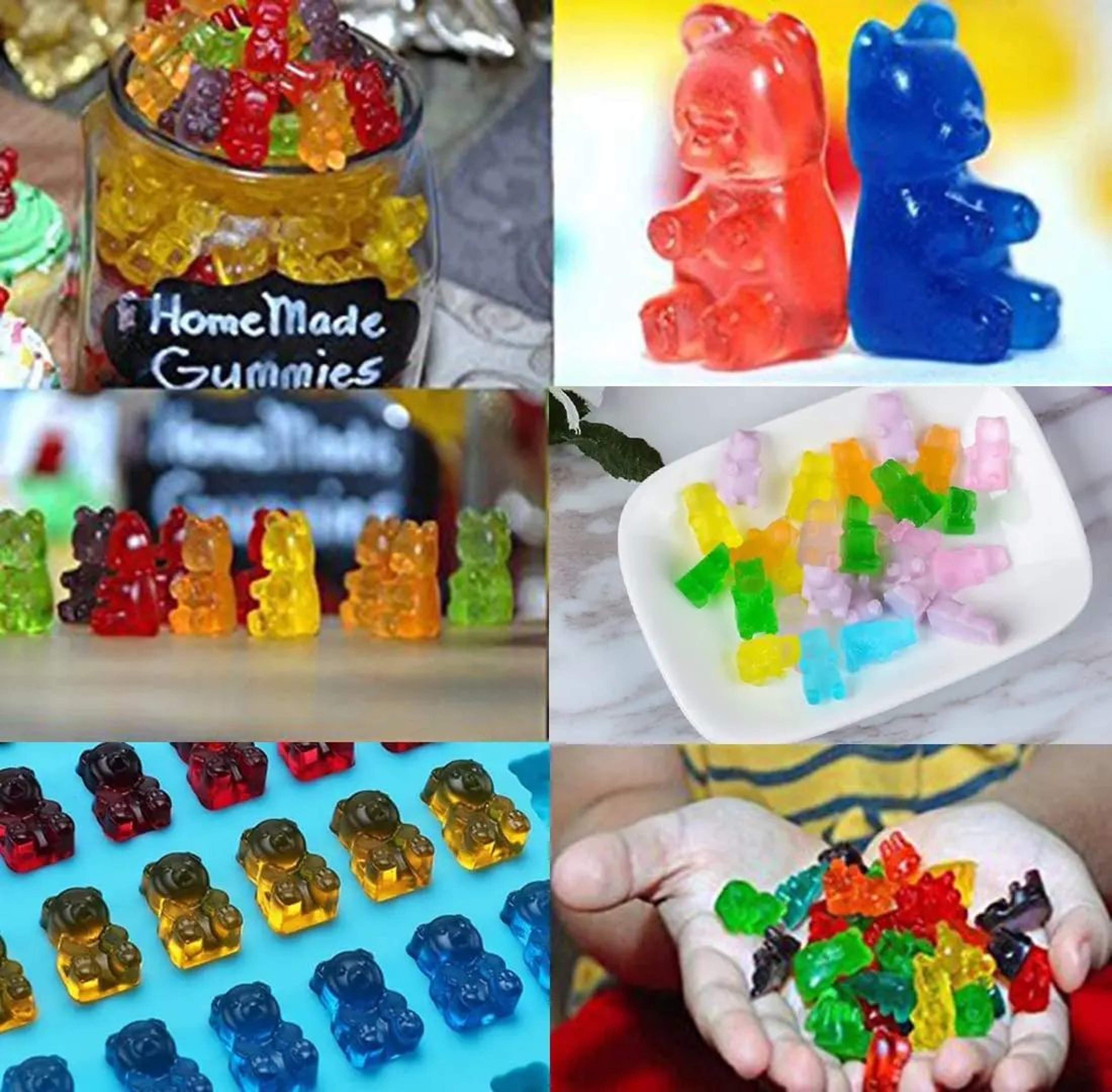 50 Grid Gummy Bear Silicone Mold 6