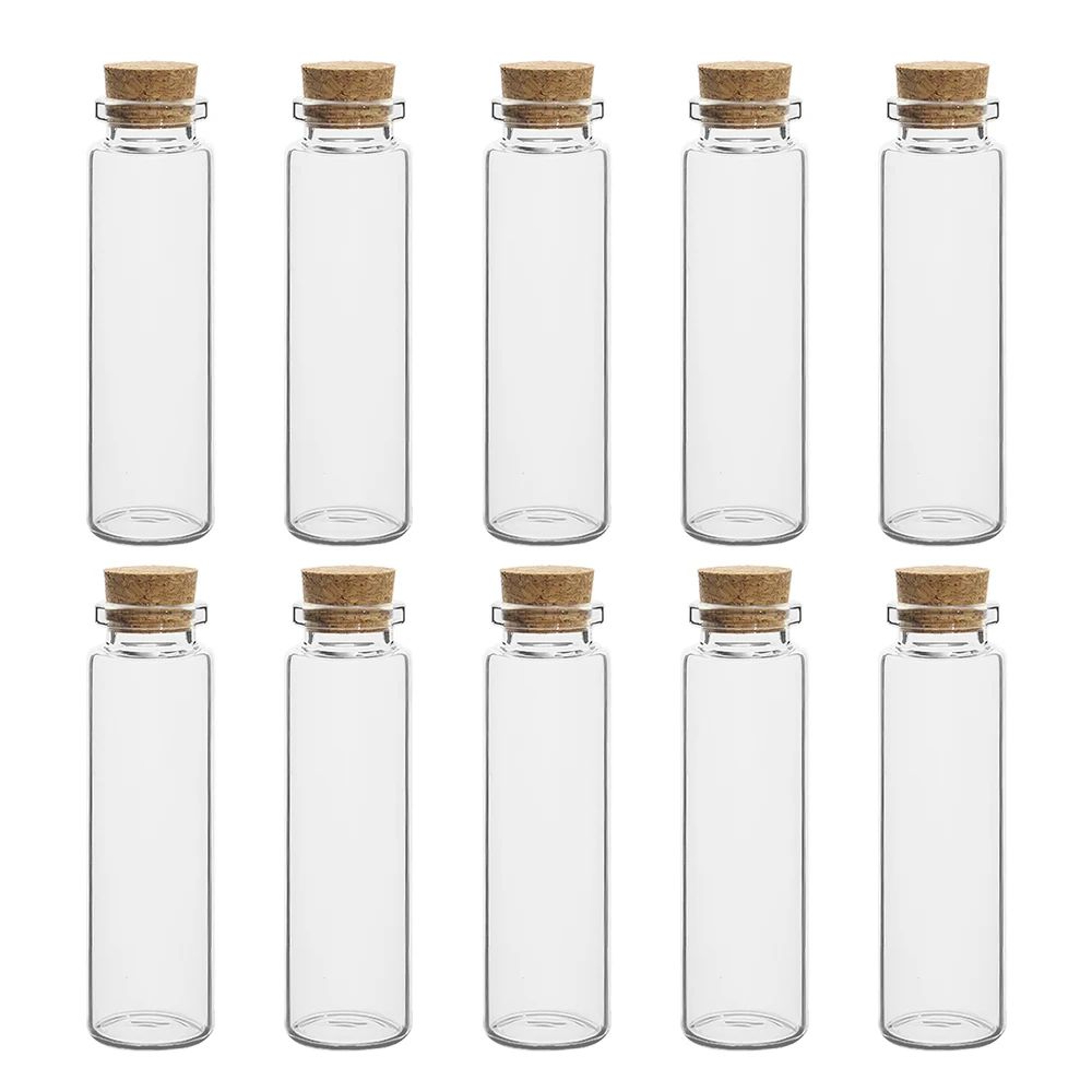 Mini Glass Vials With Cork Stoppers 16