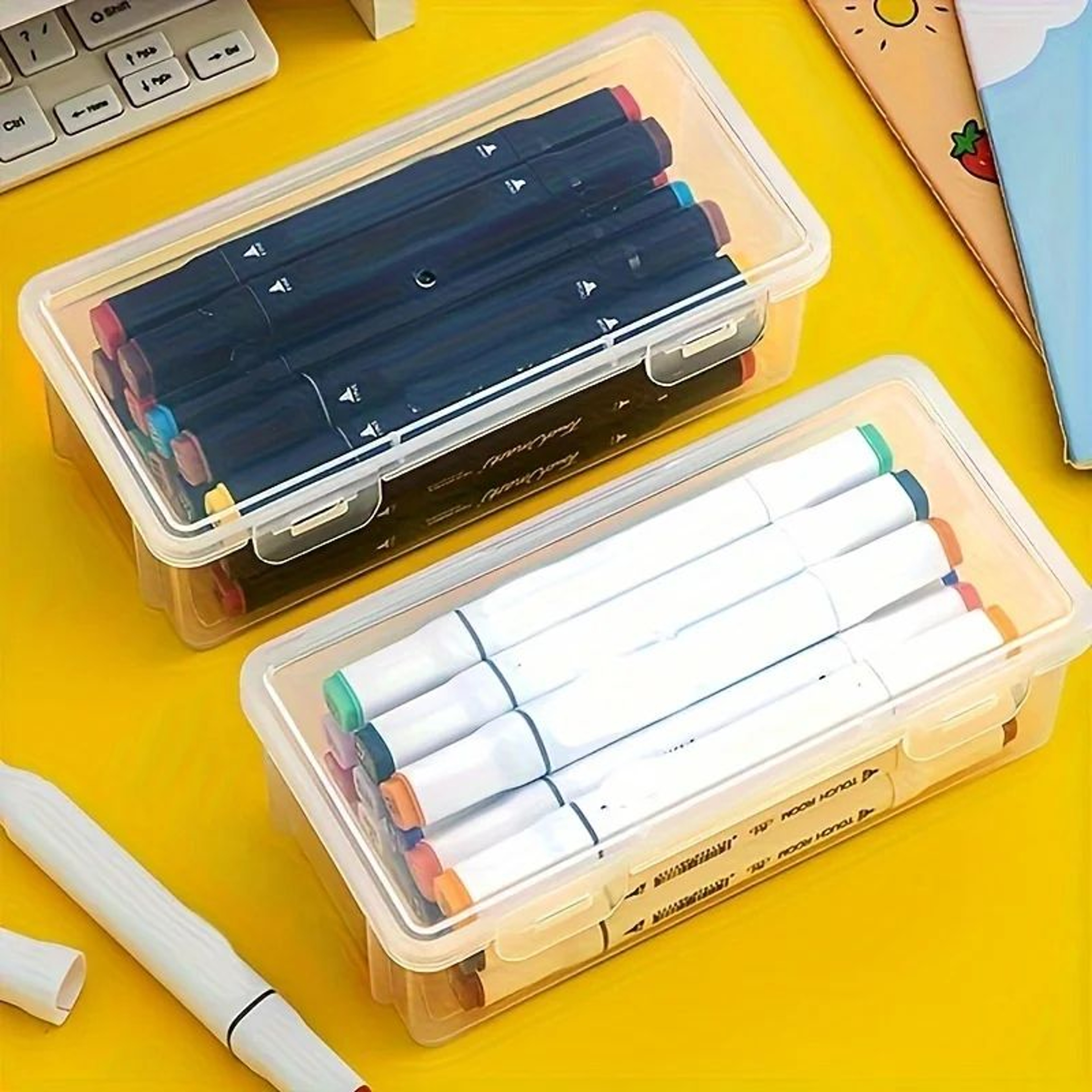 Transparent Pen And Craft Storage Boxes 5