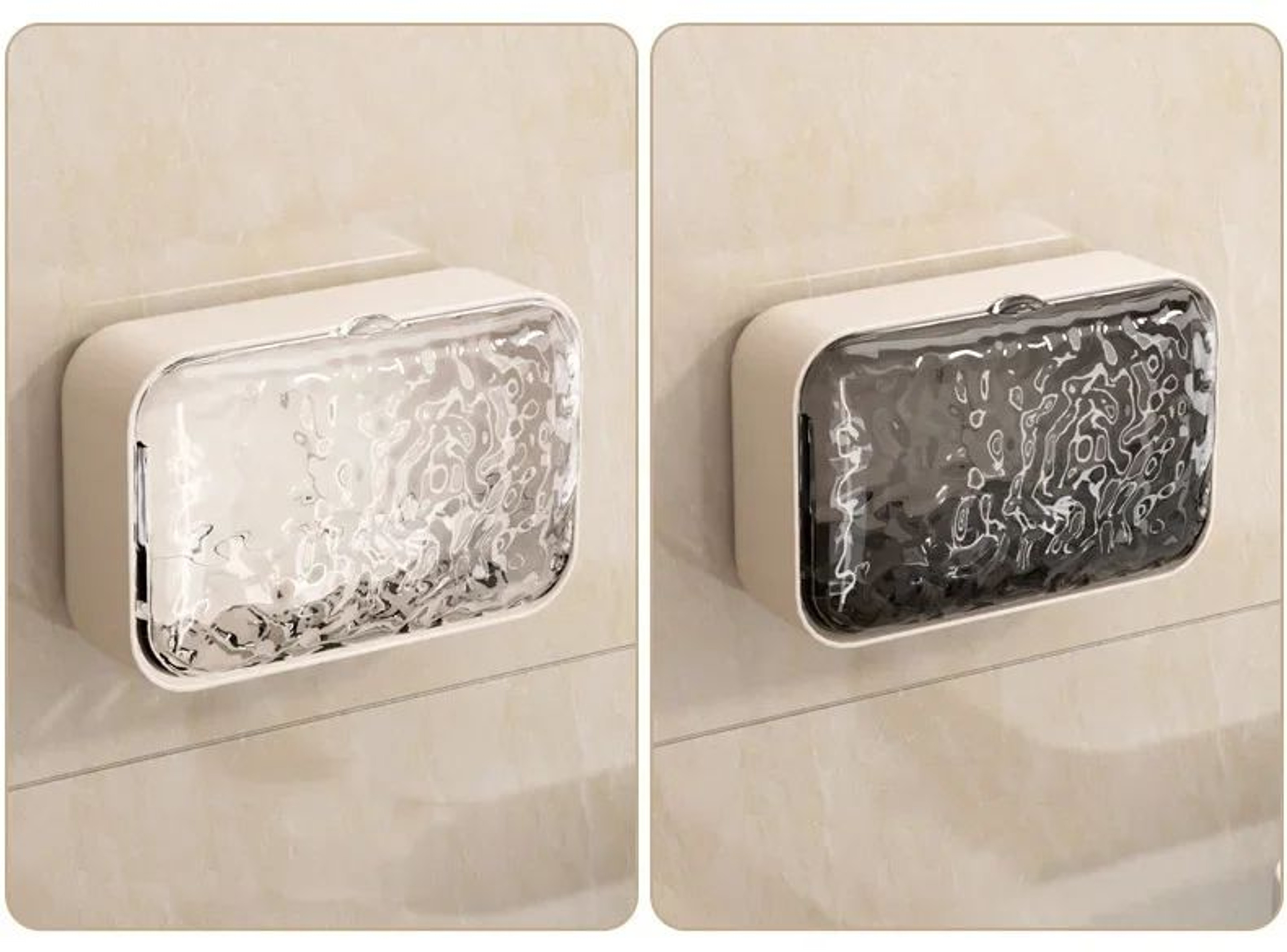 Wall Mounted Double Drain Soap Holder 7