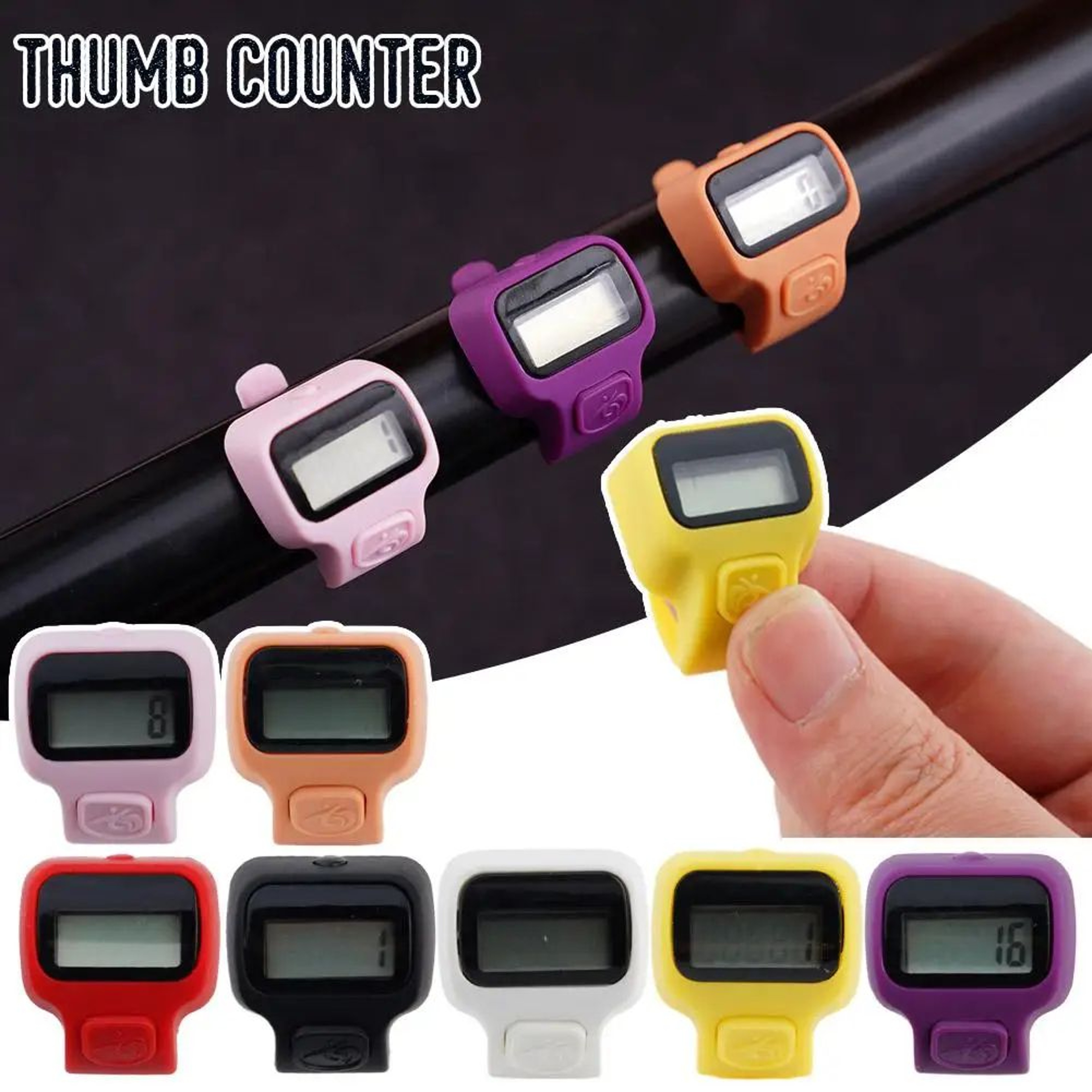 Digital Finger Tally Counter Clicker 0