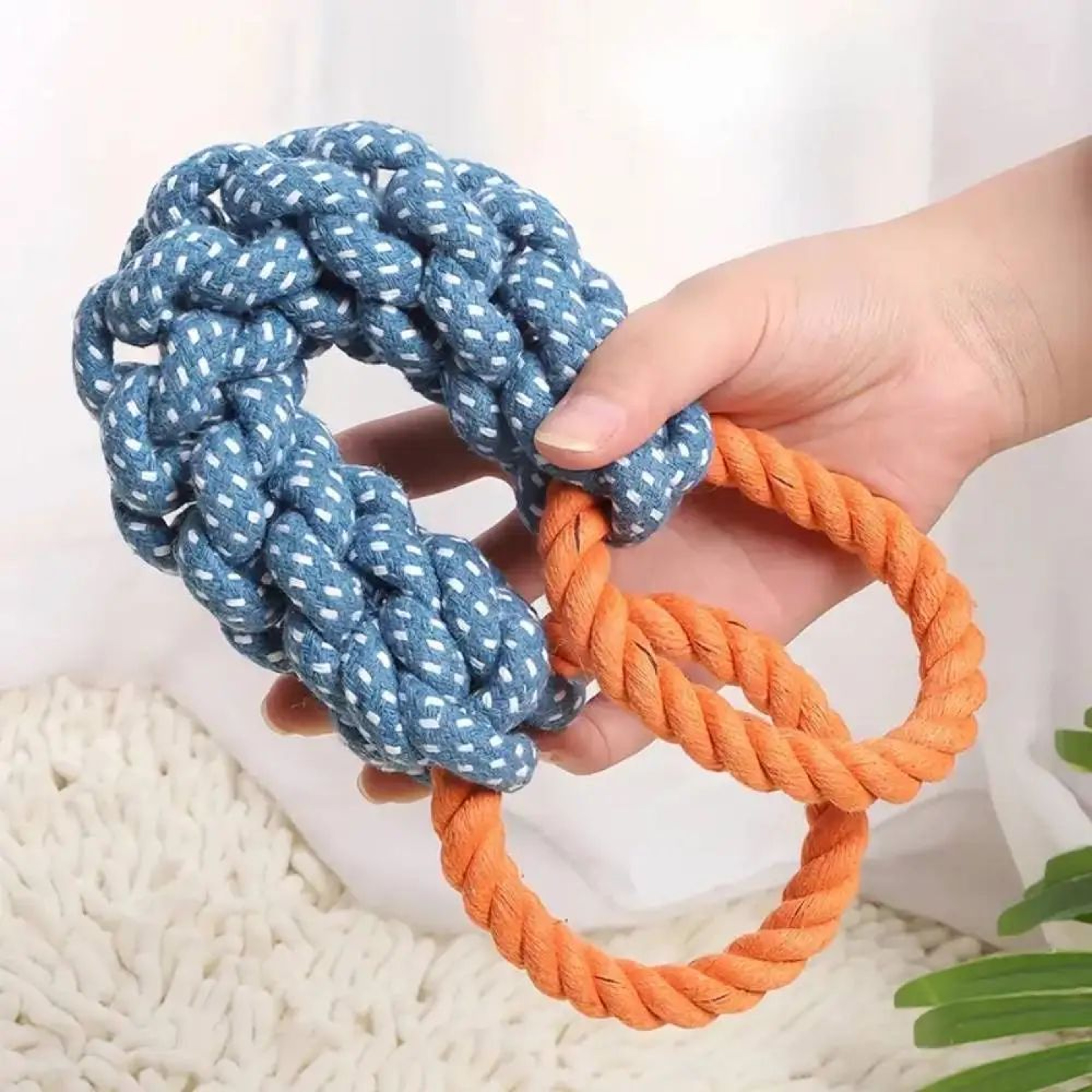 Indestructible Rope Tug Toy For Dogs 2