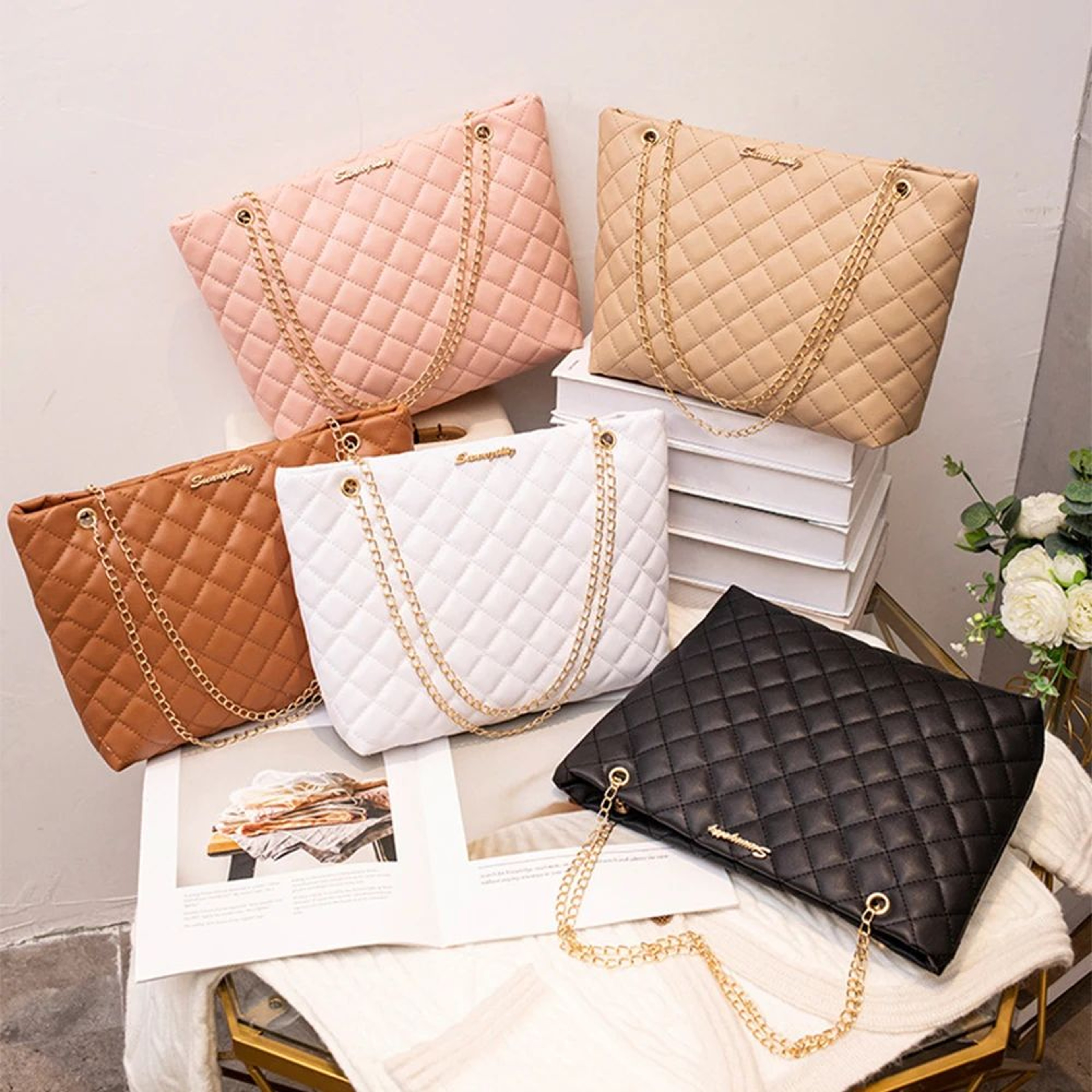 Women PU Leather Shoulder  Crossbody Bag 1