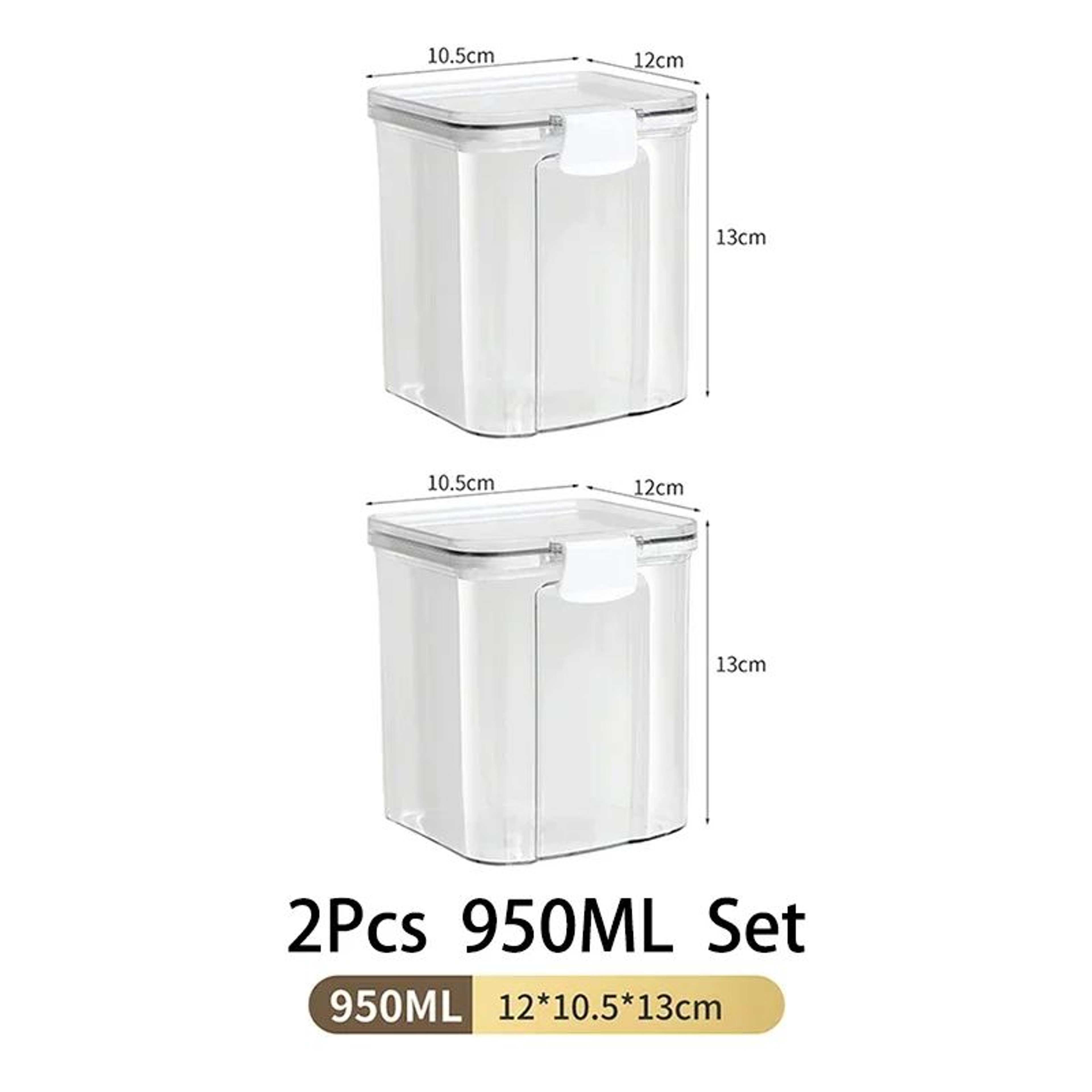 Sealed Airtight Storage Jar Set 12