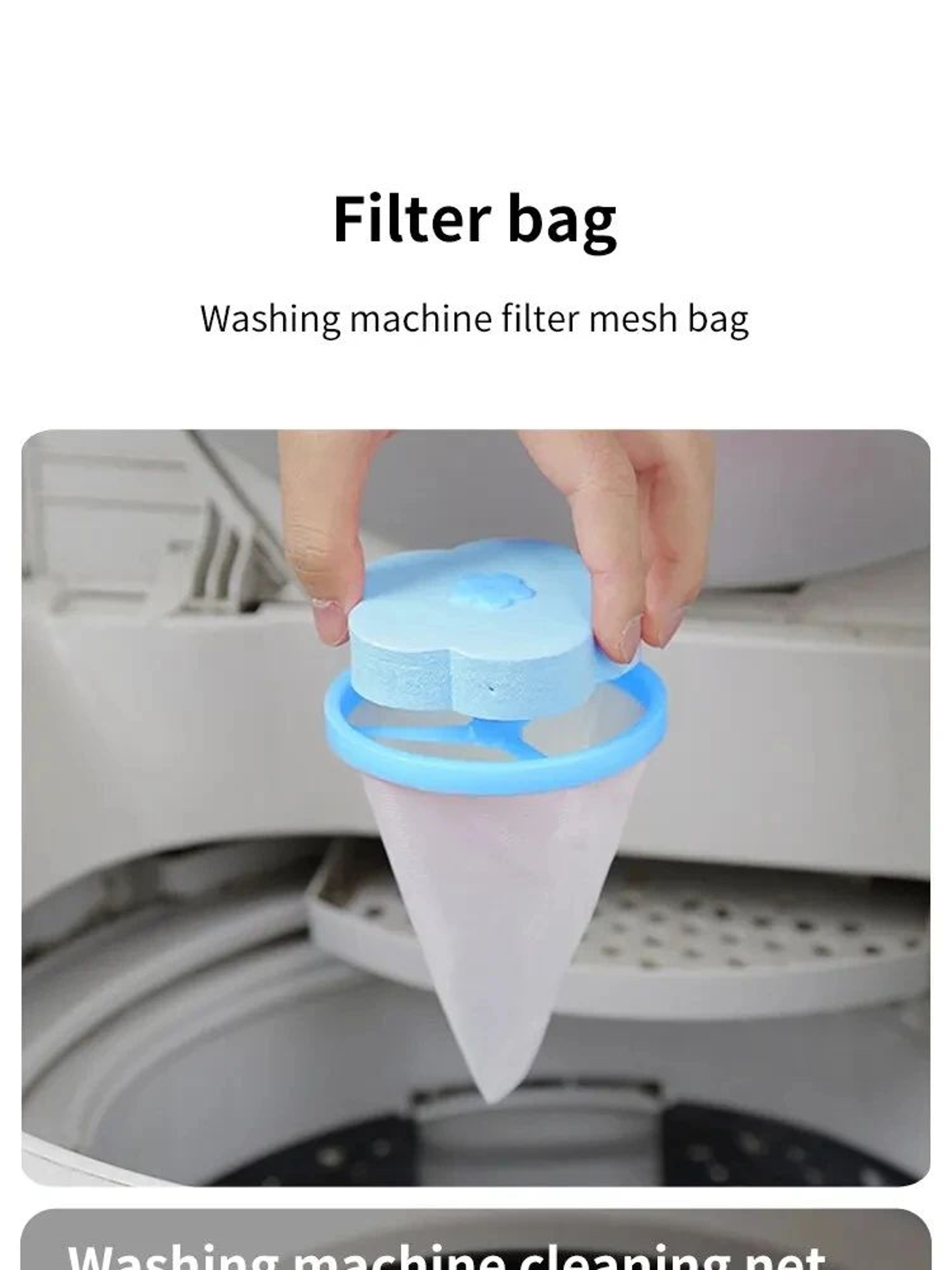 Laundry Floating Lint Filter Bag Set 6