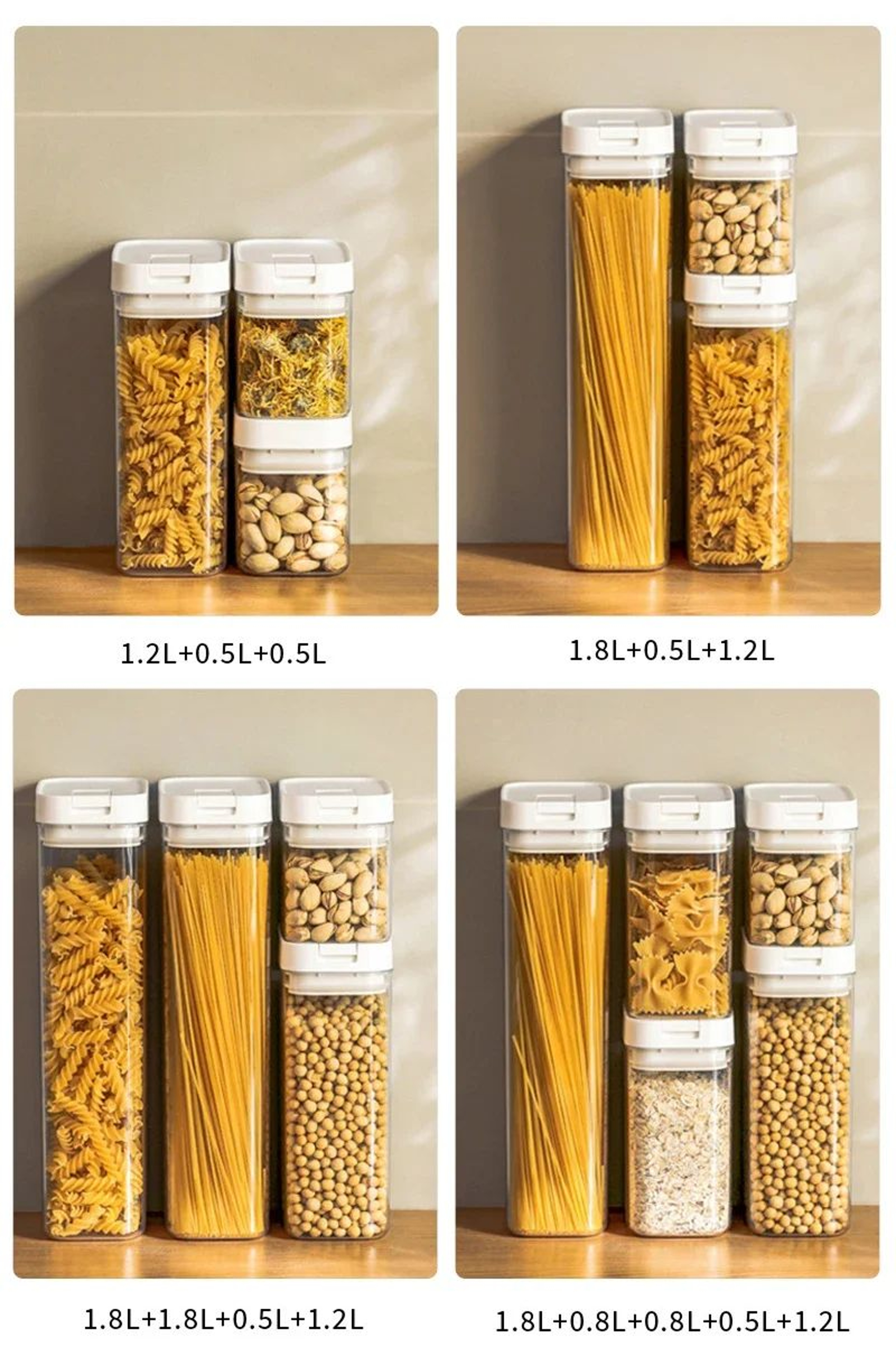 Large Capacity LeakProof Pasta Storage Container 12