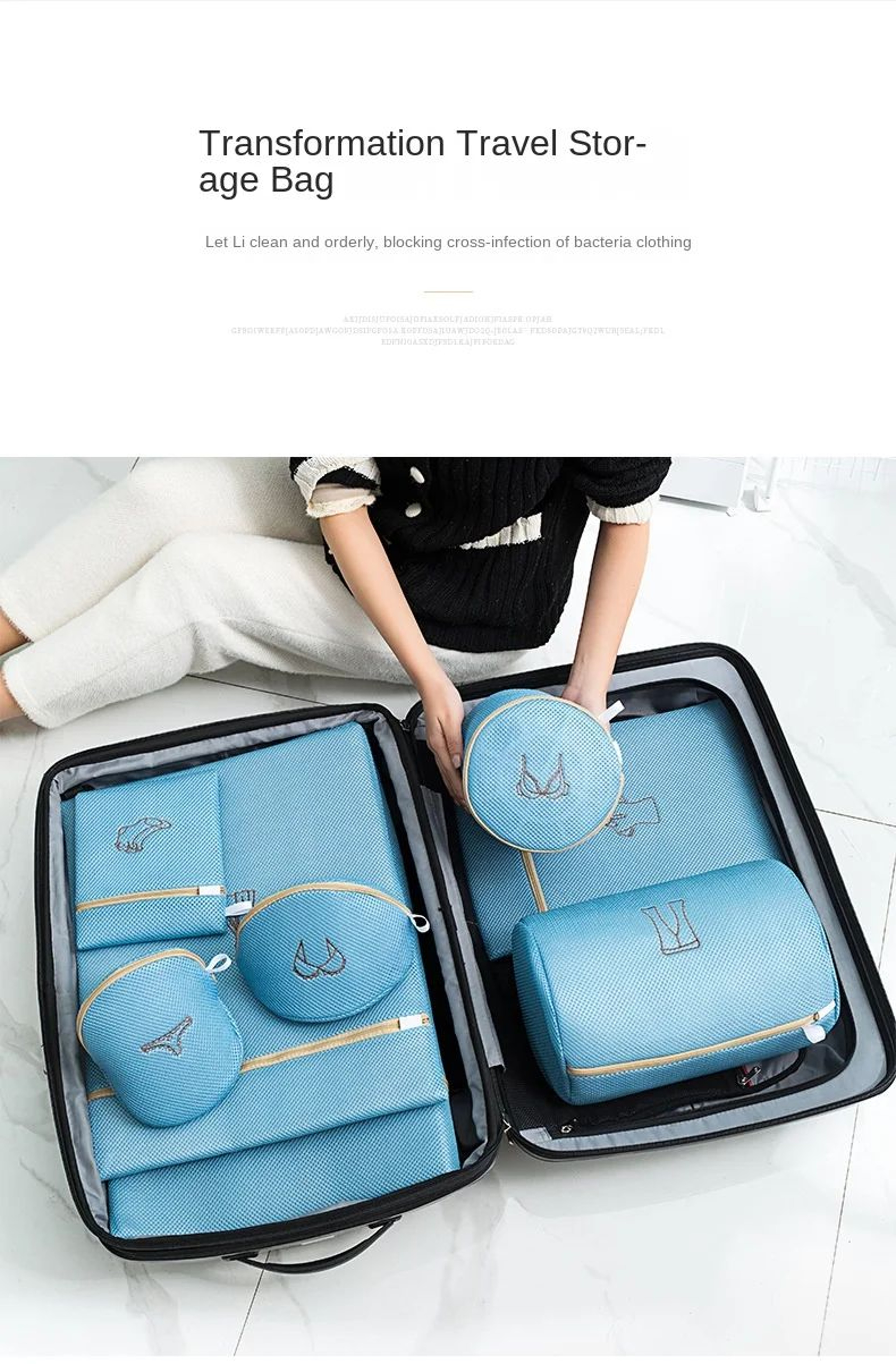 8Pack Laundry Protection Wash Bags 11