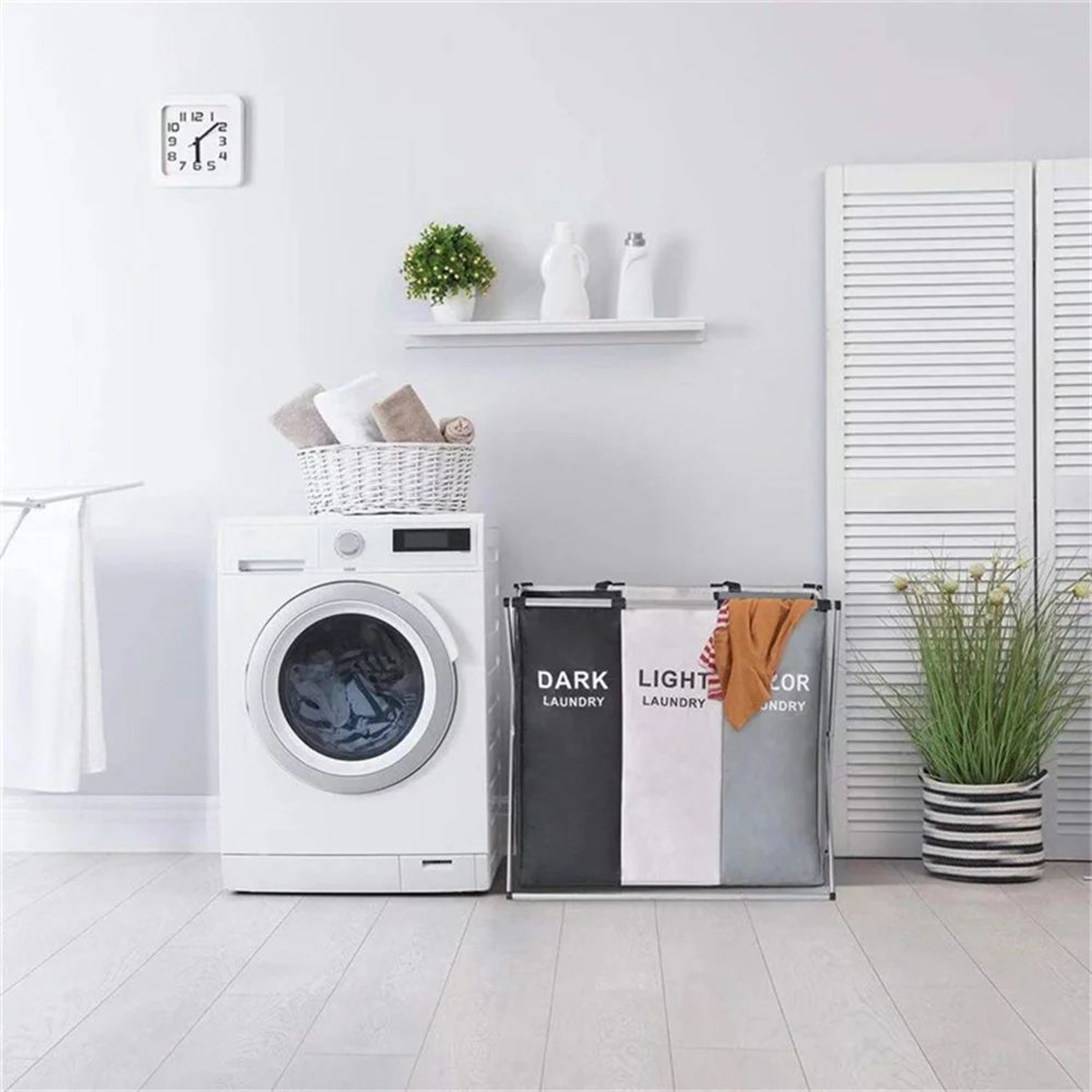 Foldable Oxford Laundry Storage Basket 8