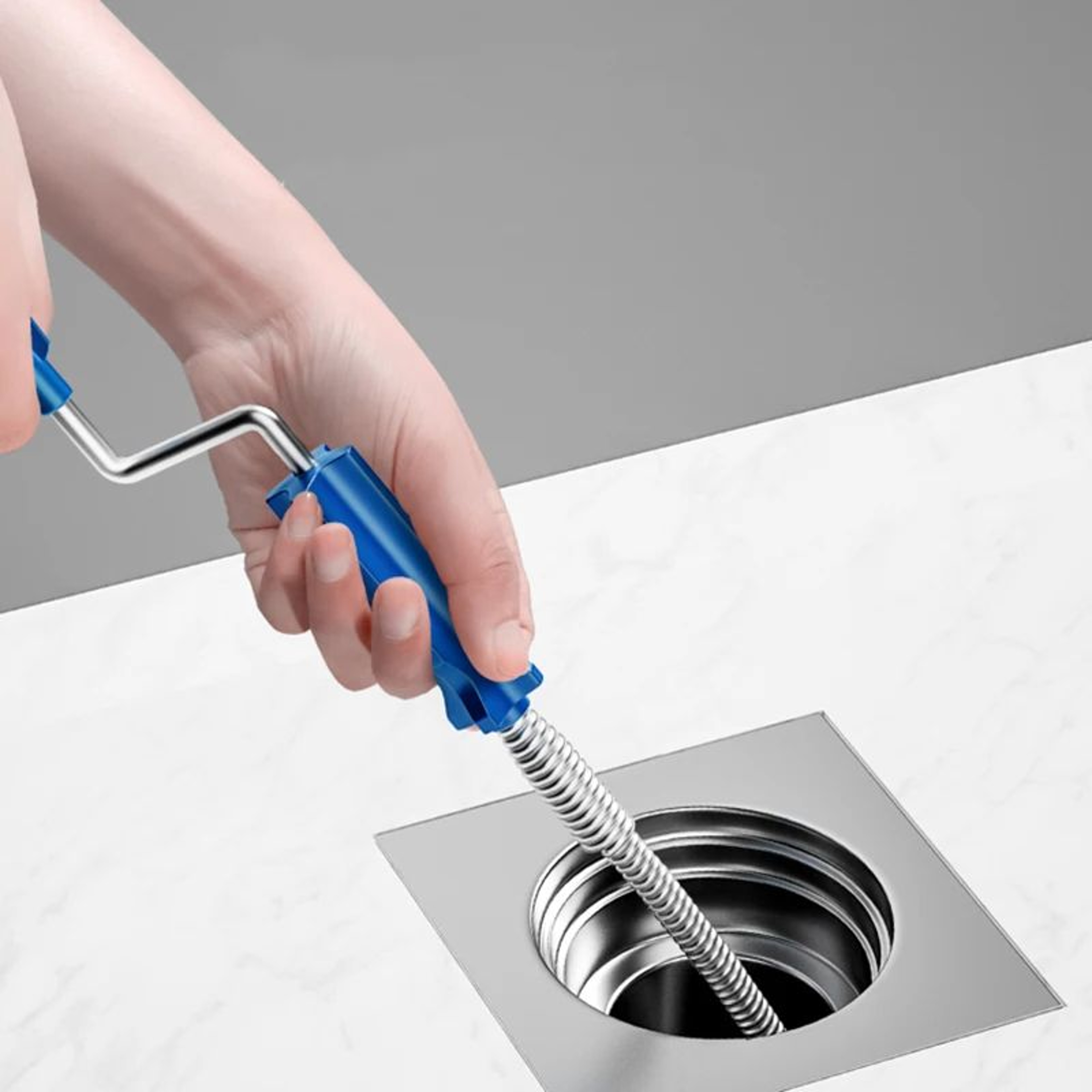 Handheld Spring Drain Clog Remover 2