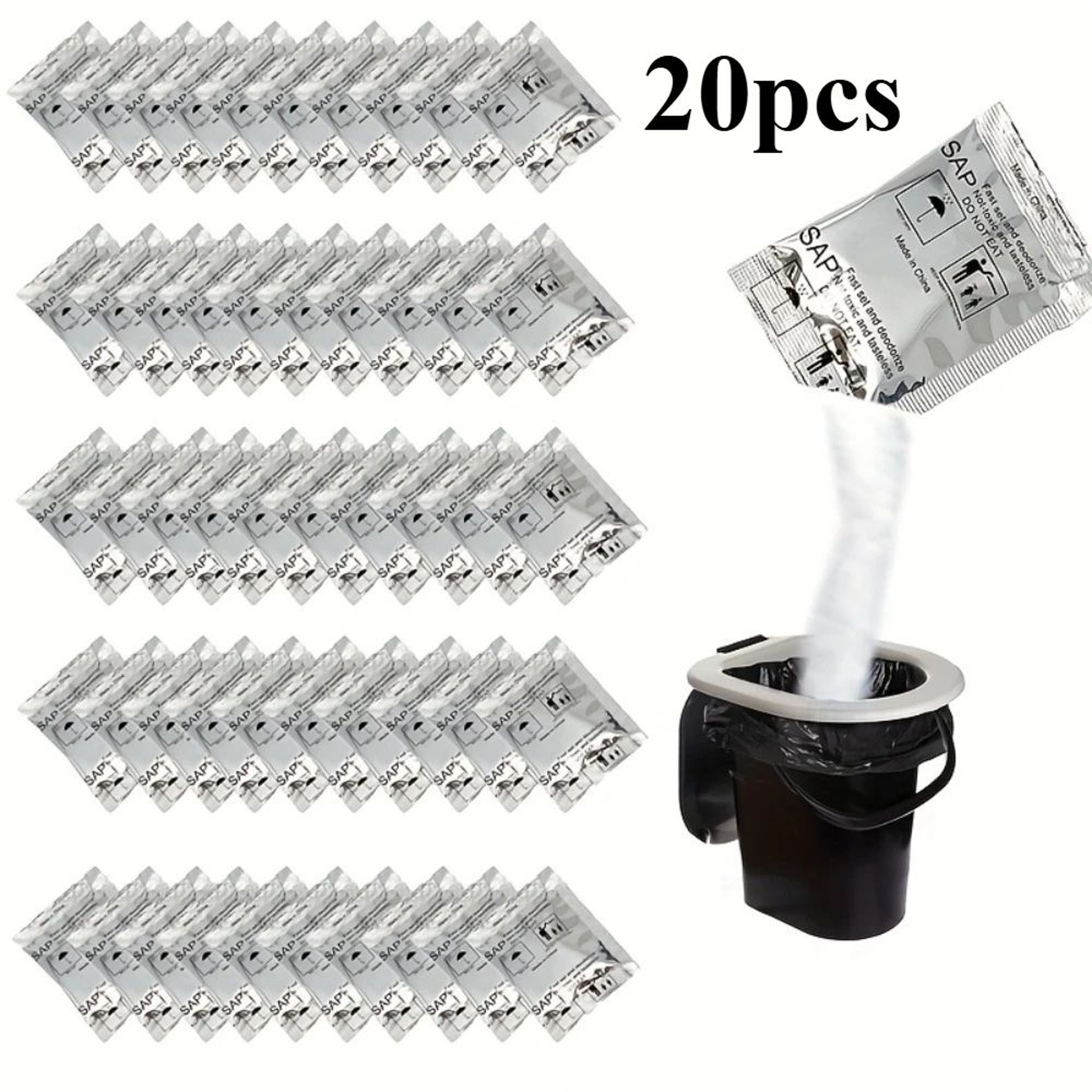 Portable Camping Toilet Deodorizer Gel Packs 9